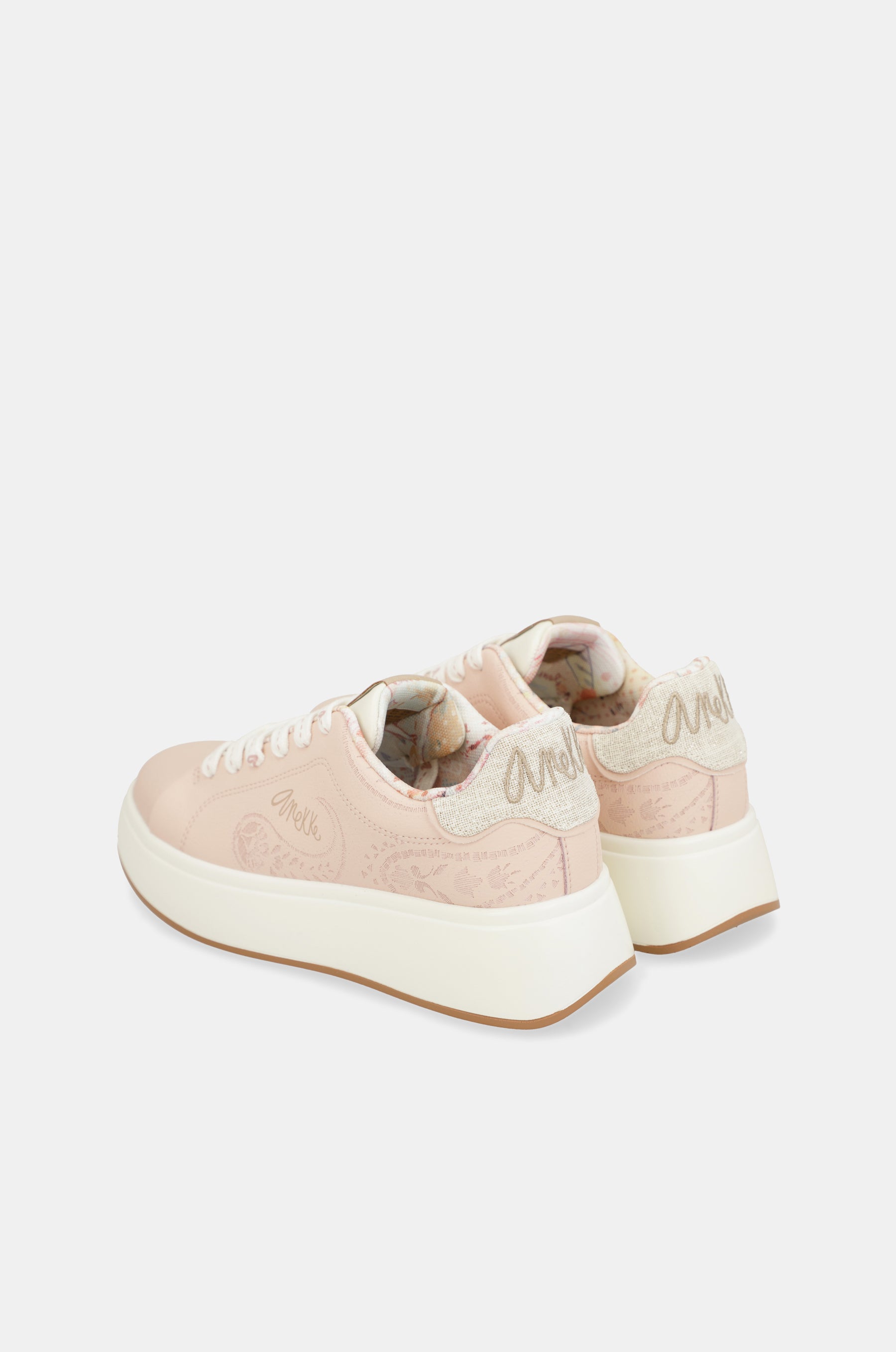 Peace & Love pink sneakers