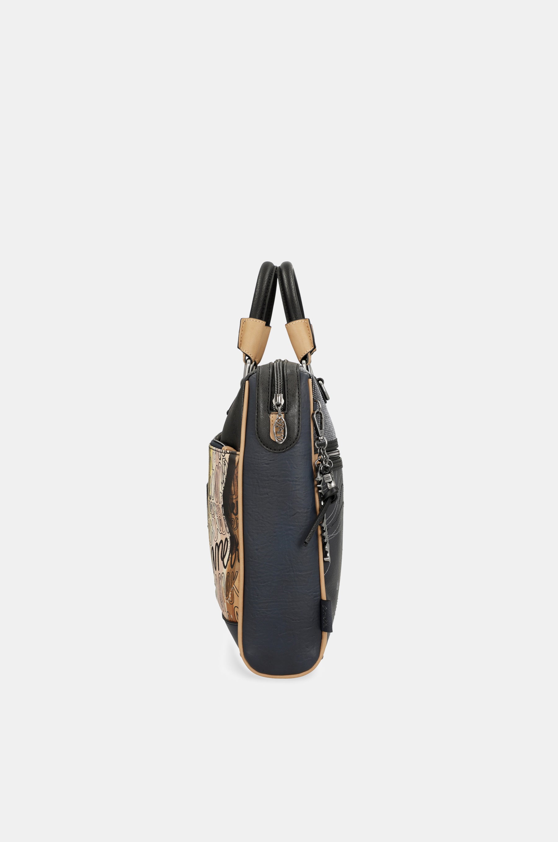 Studio navy blue briefcase
