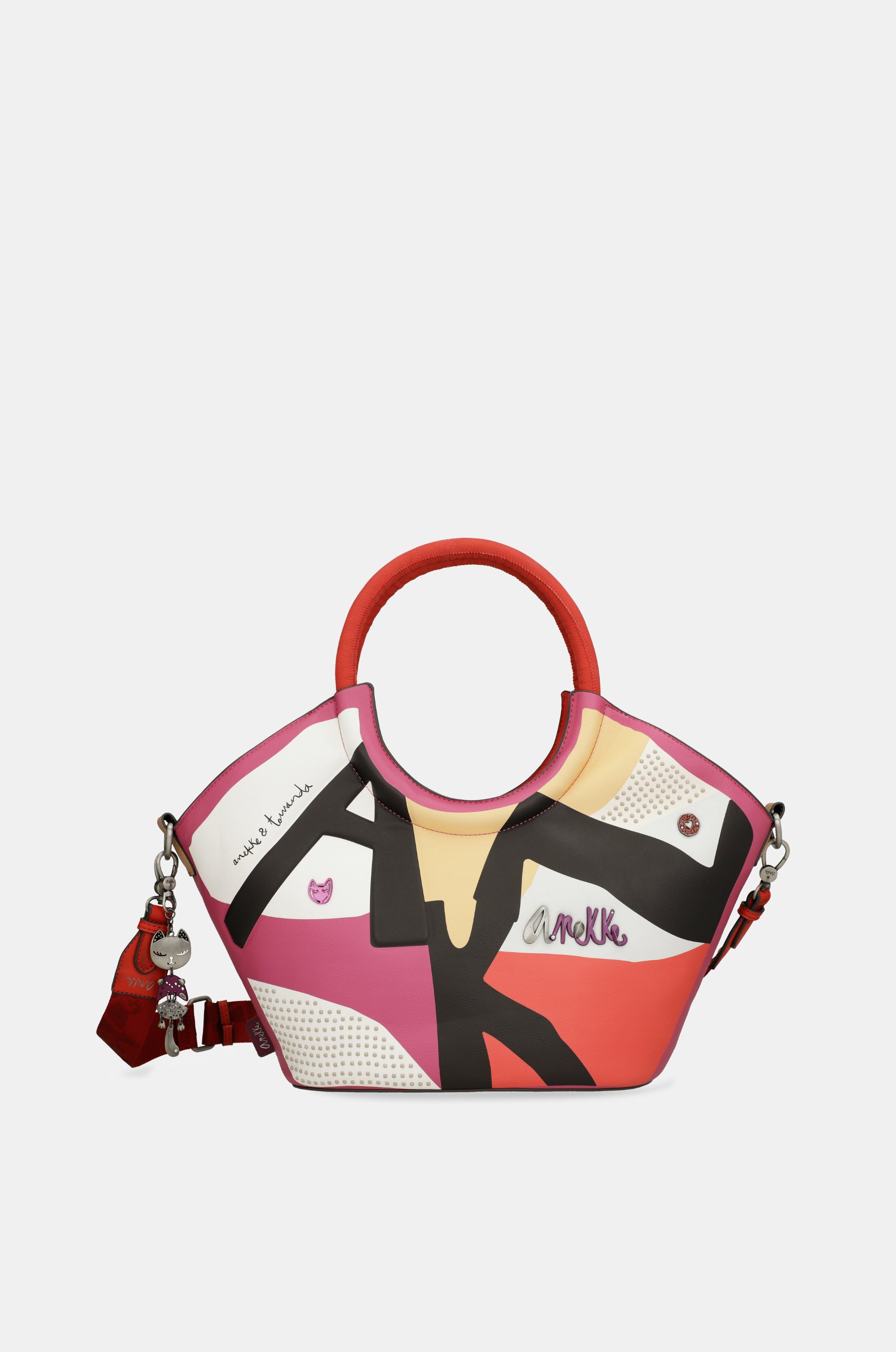 Fashion round handle bag