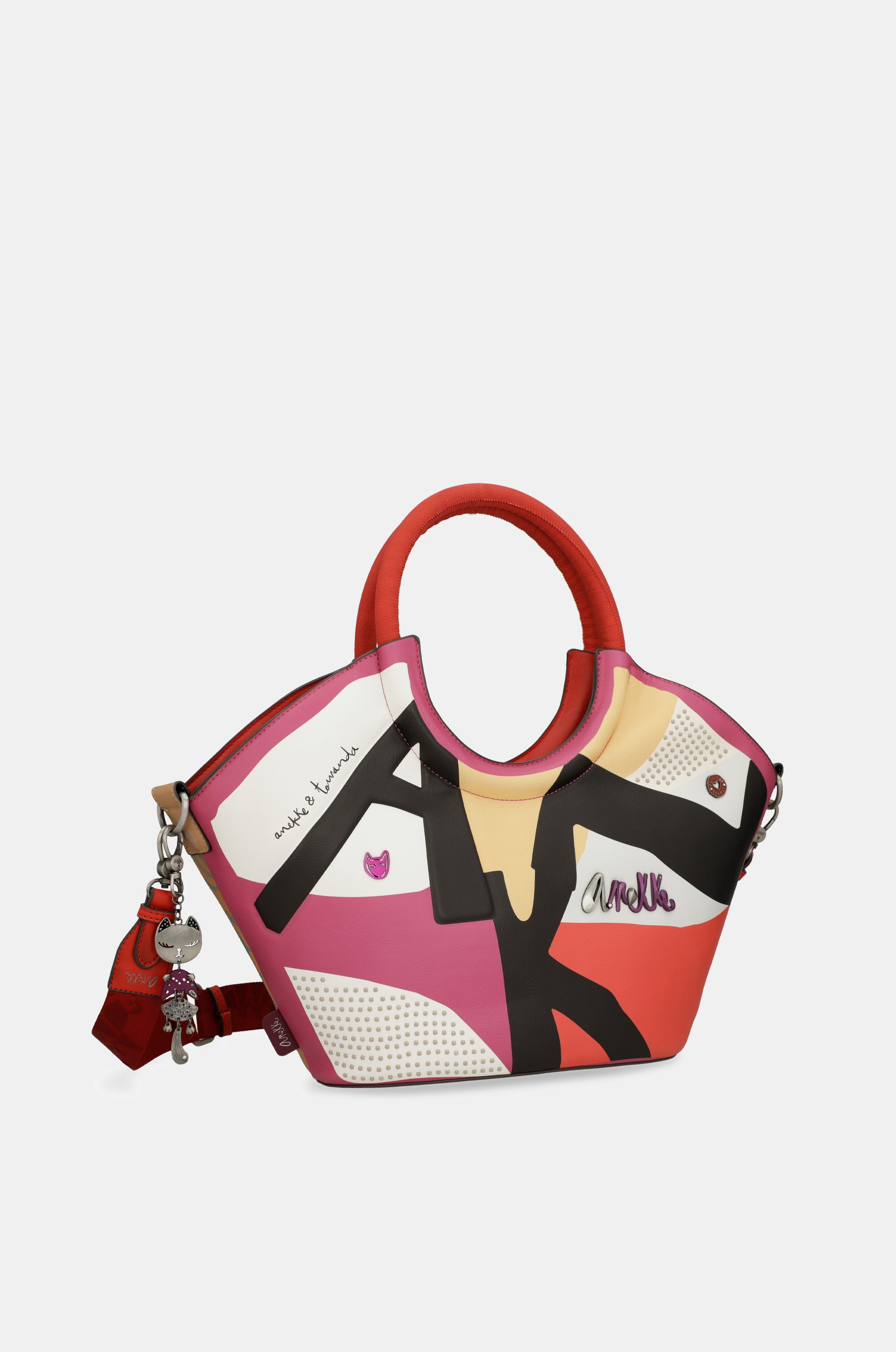 Fashion round handle bag