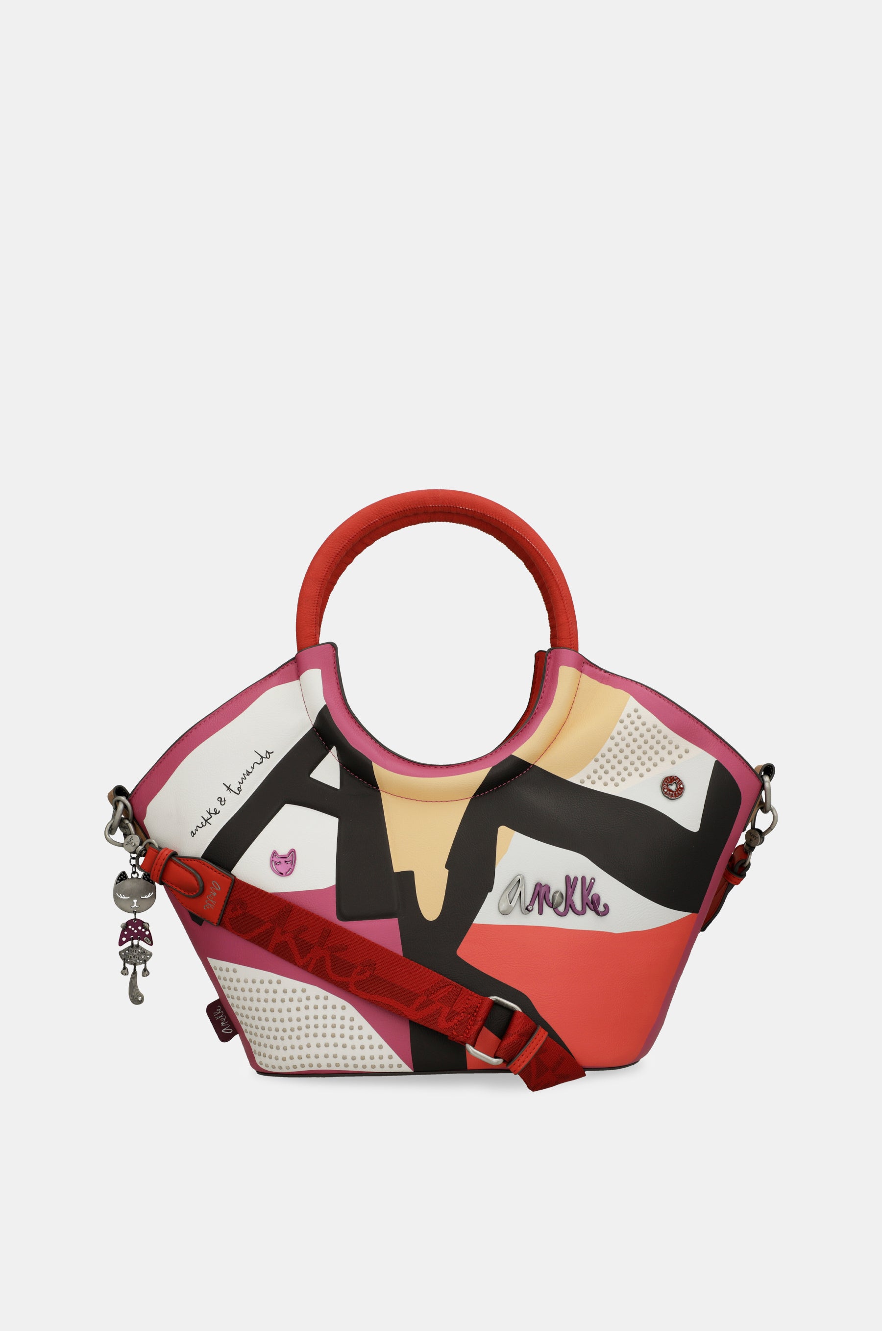Fashion round handle bag