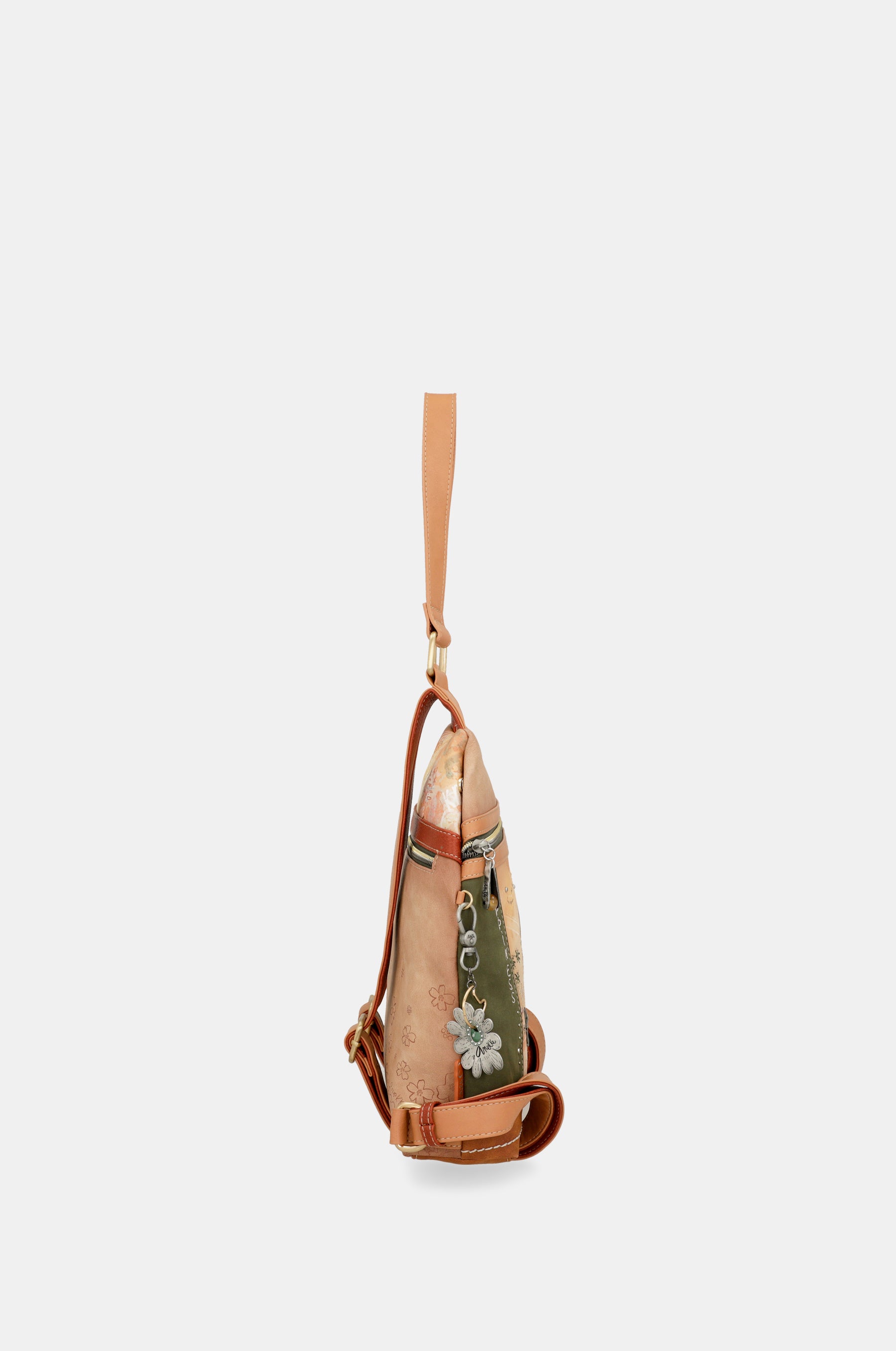 Anekke Peace & Love camel anti-theft backpack