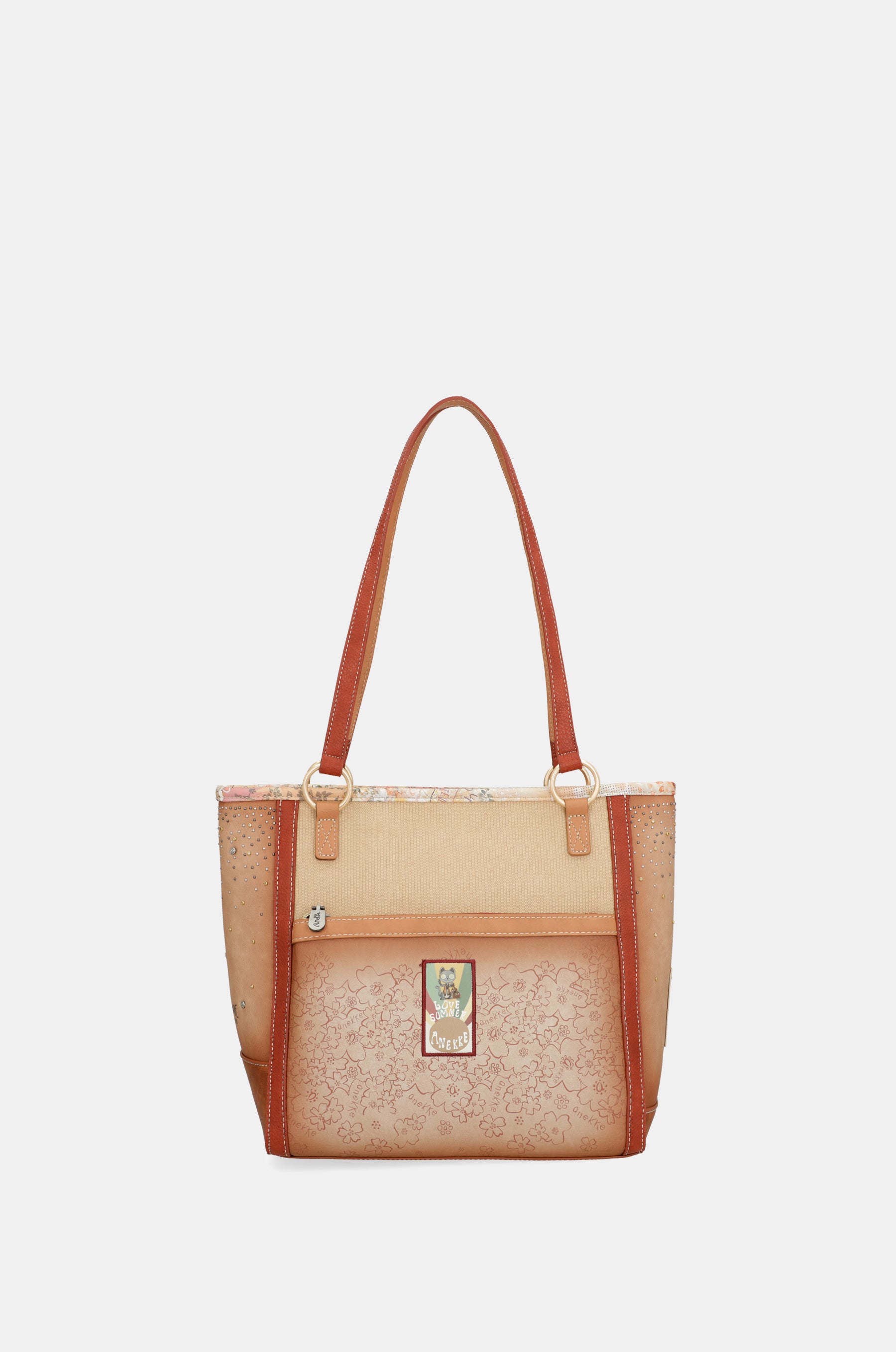 Flowers large shoulder bag