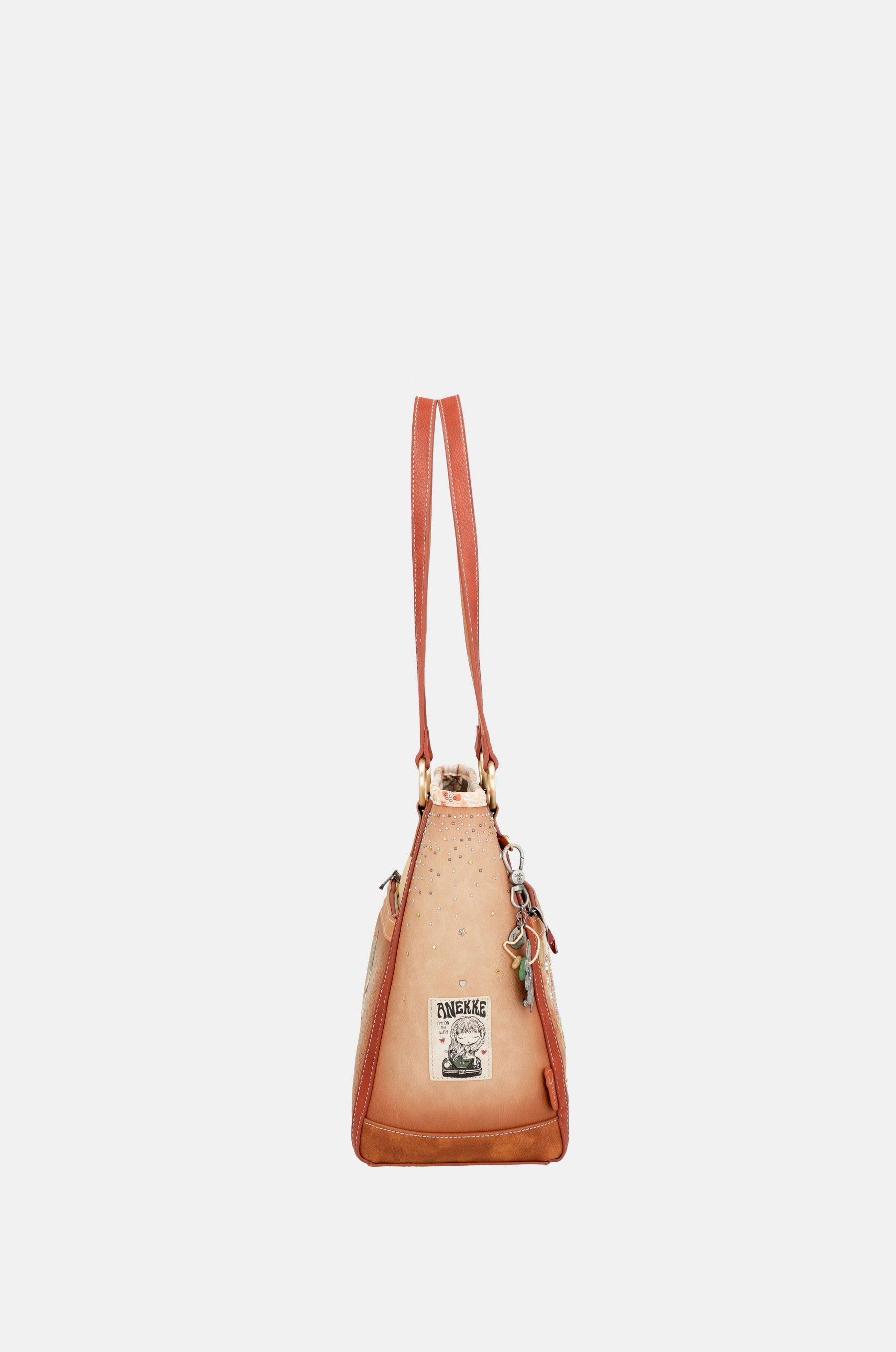 Flowers large shoulder bag