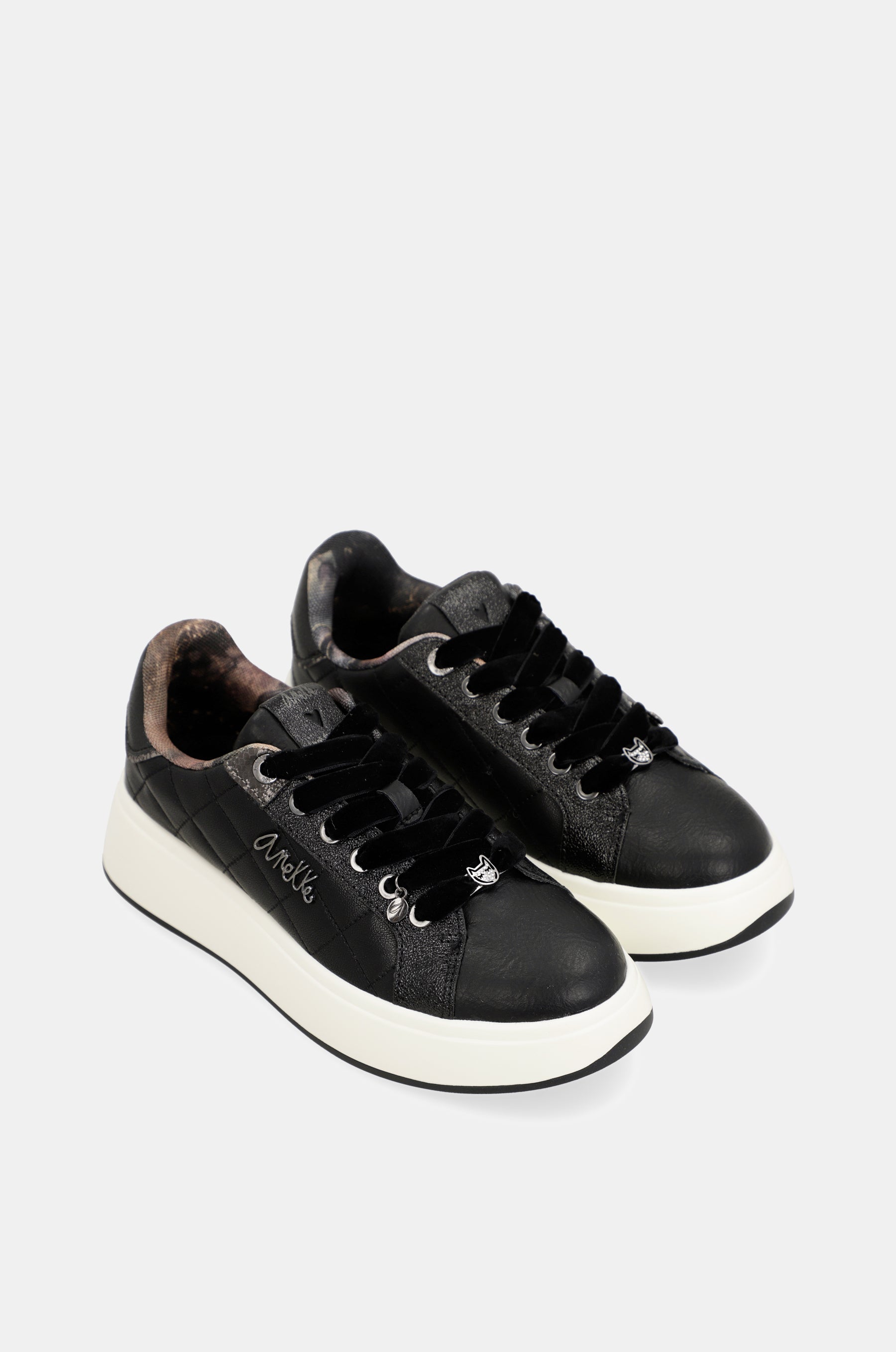 Casual black sneakers