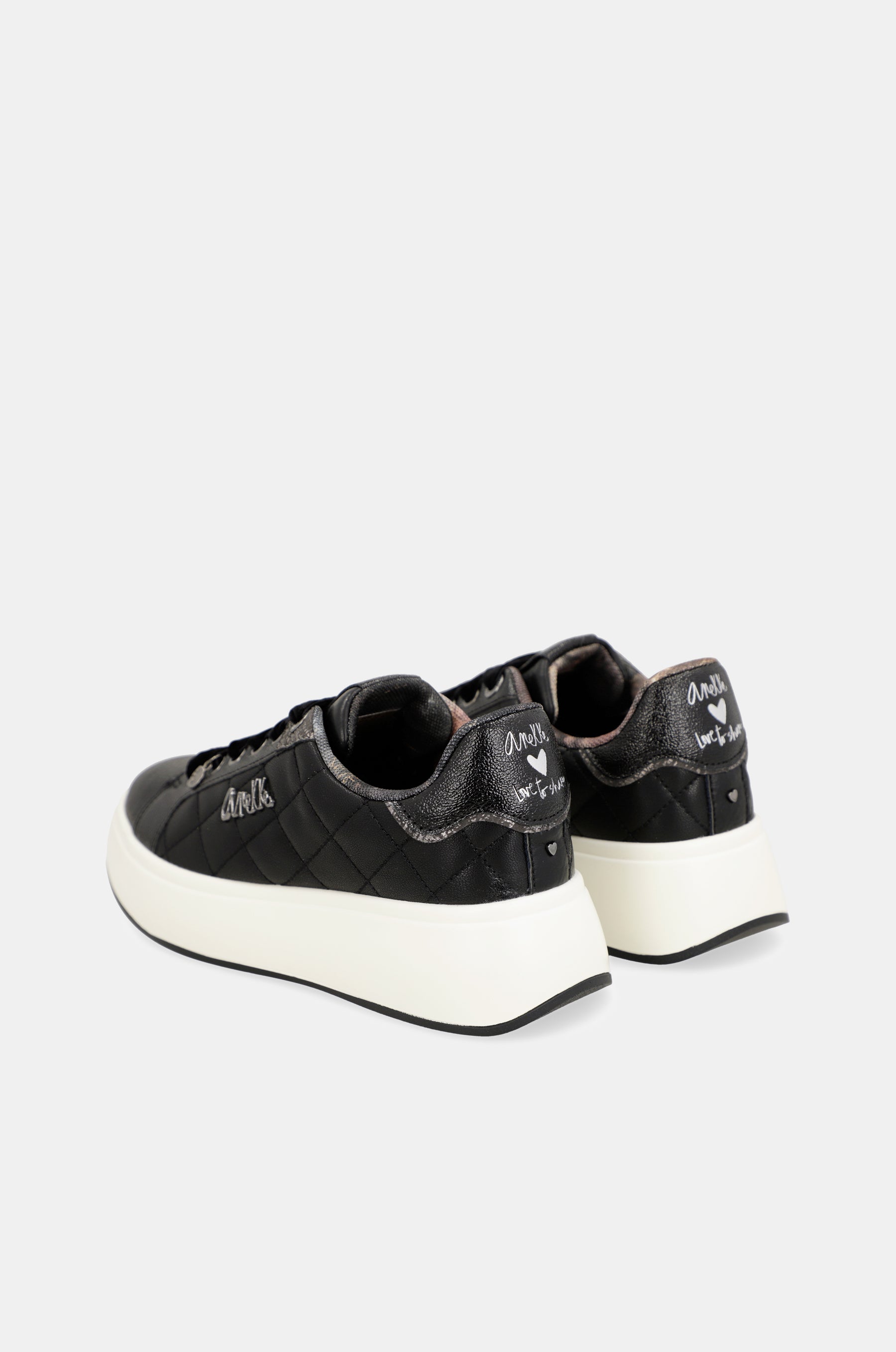 Casual black sneakers