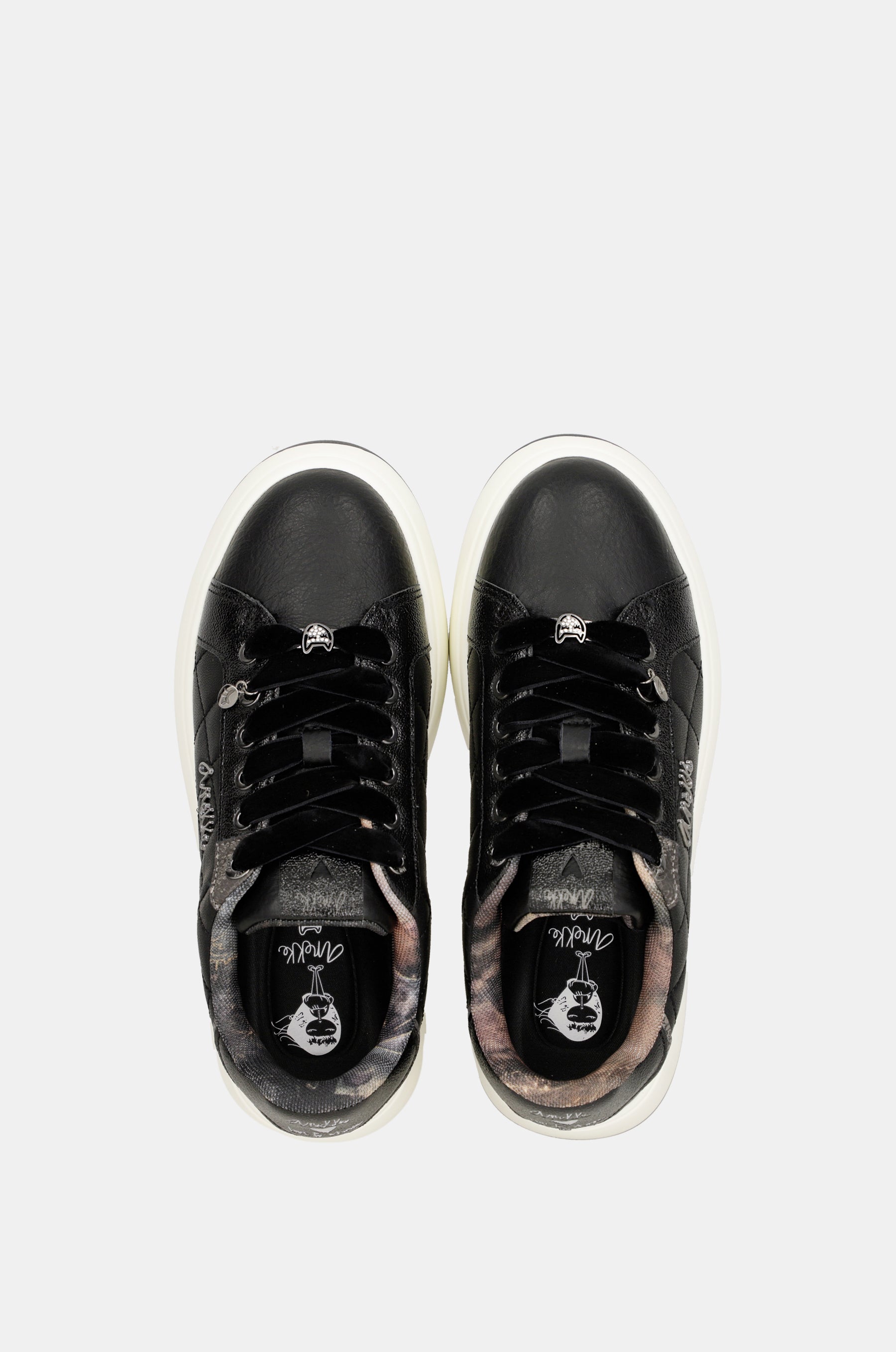 Casual black sneakers