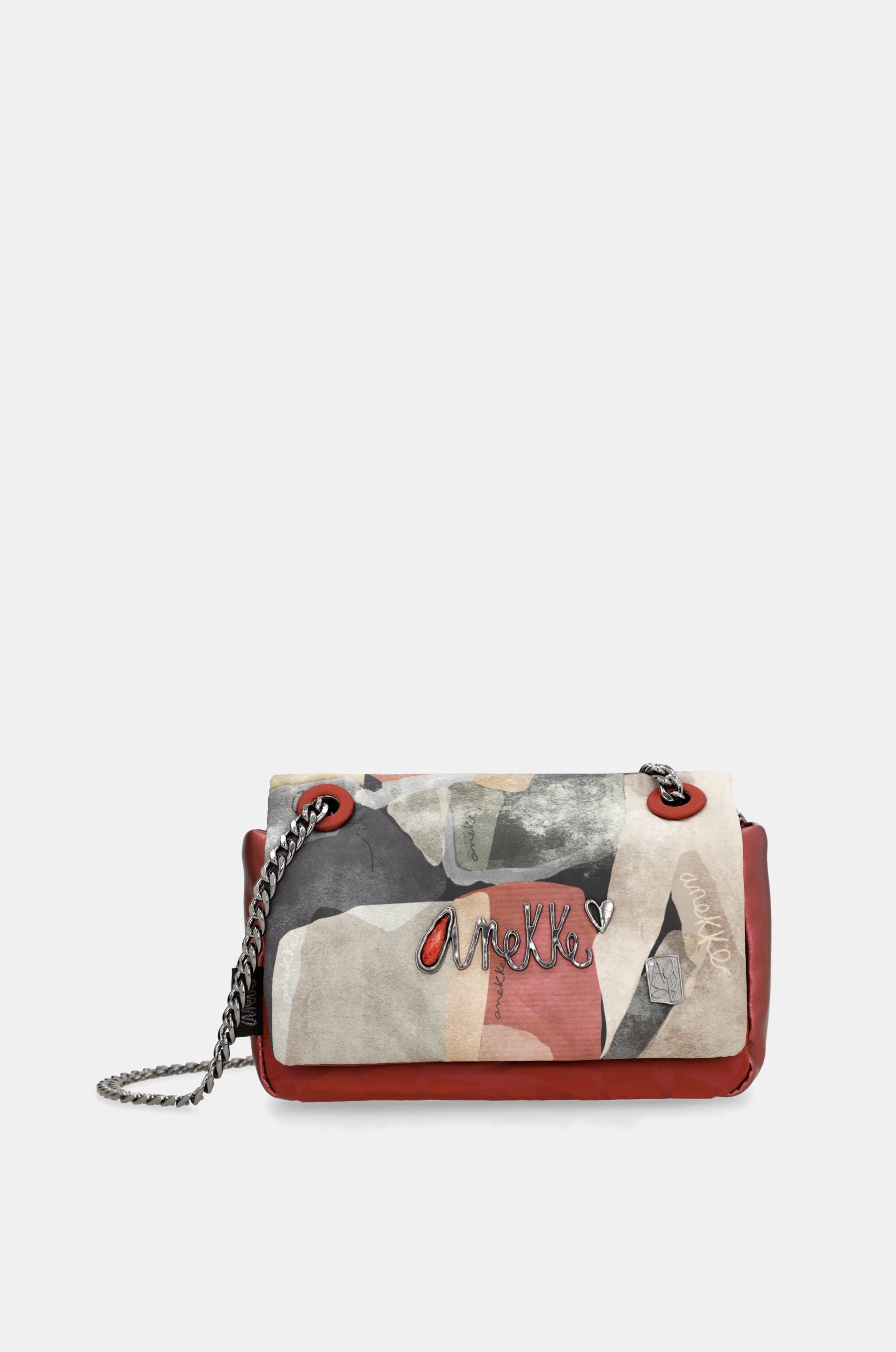 Imaginary crossbody bag with flap