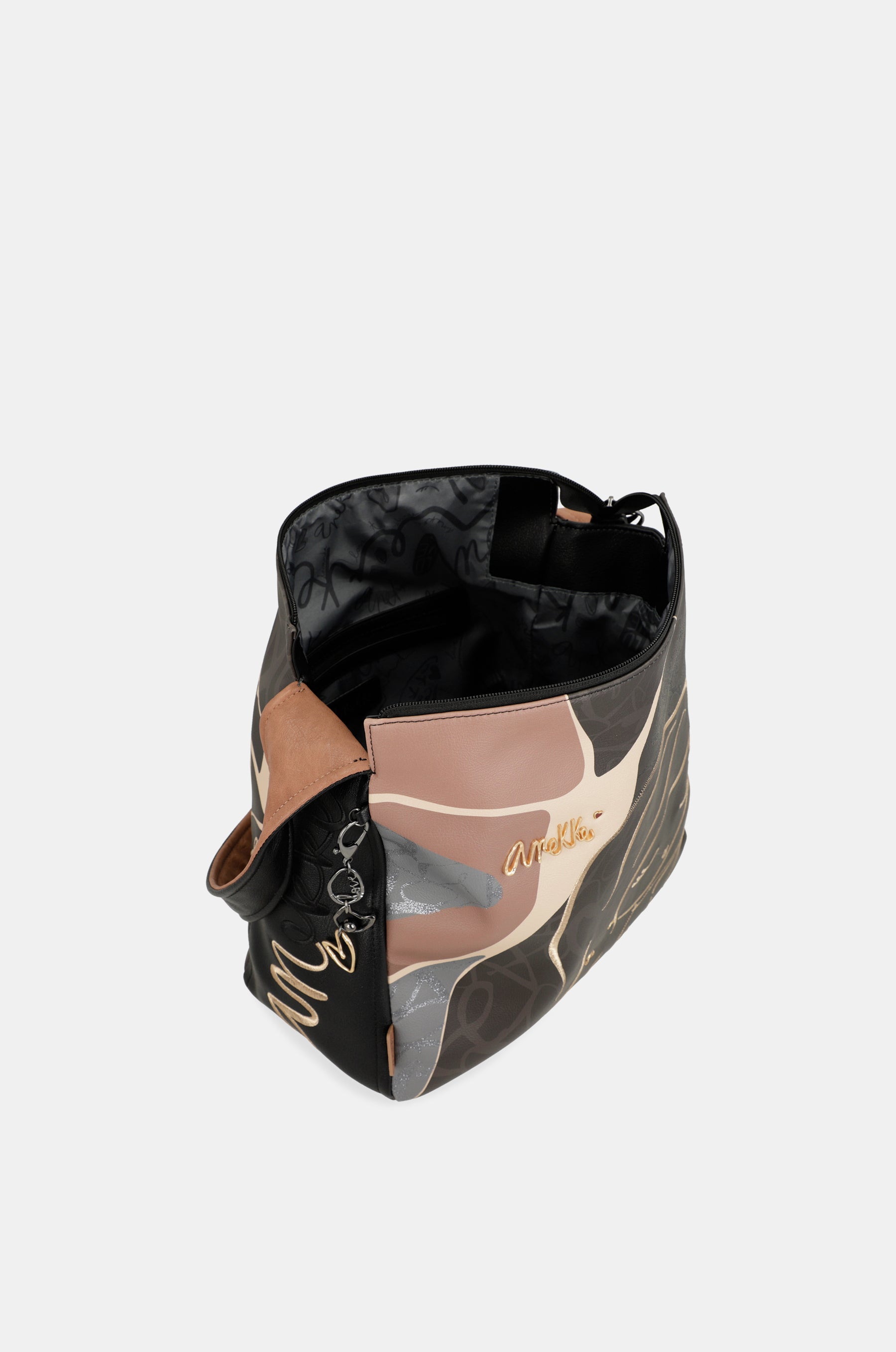 Heartbeat short handle shoulder bag