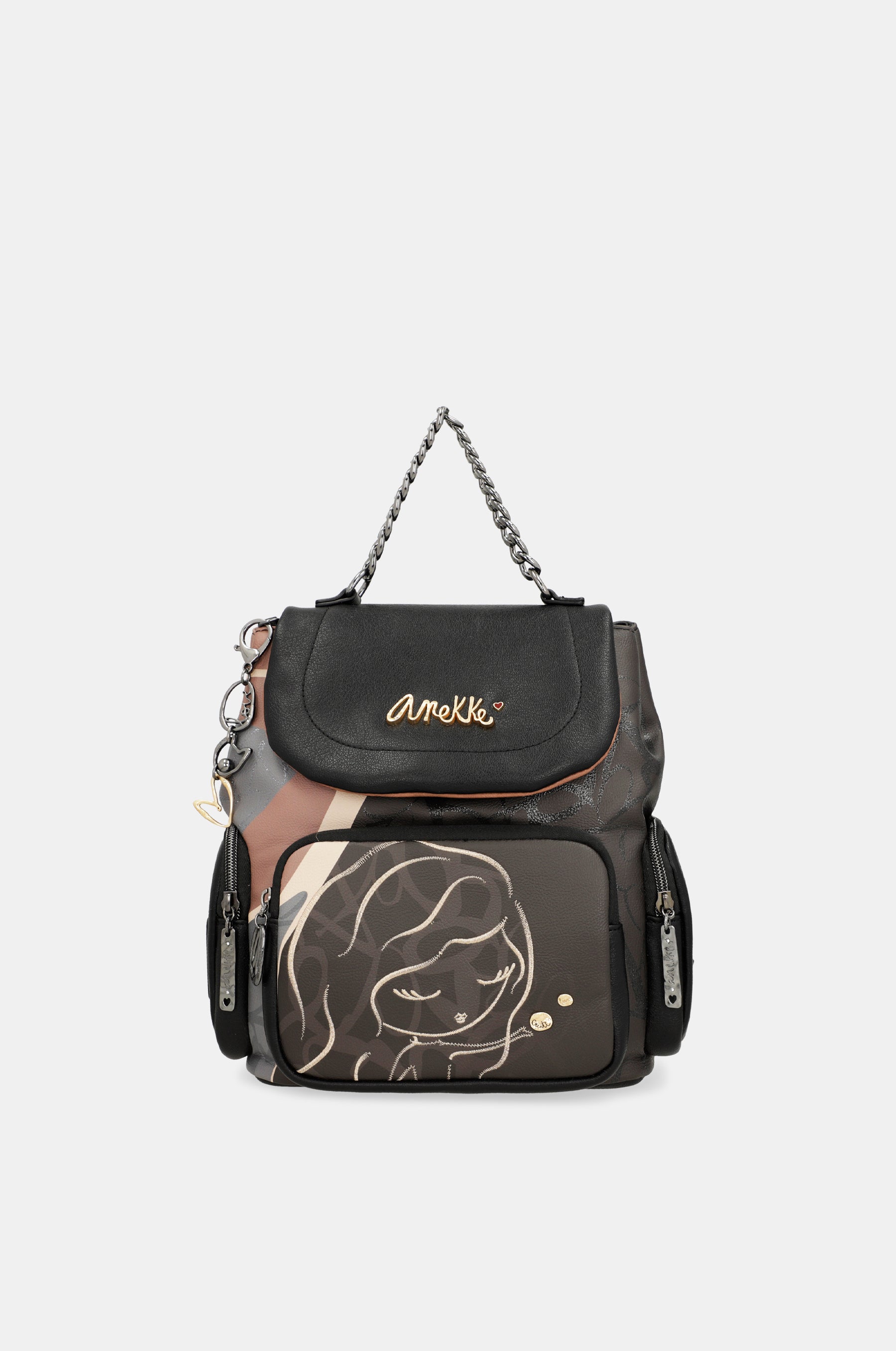 Heartbeat flap backpack