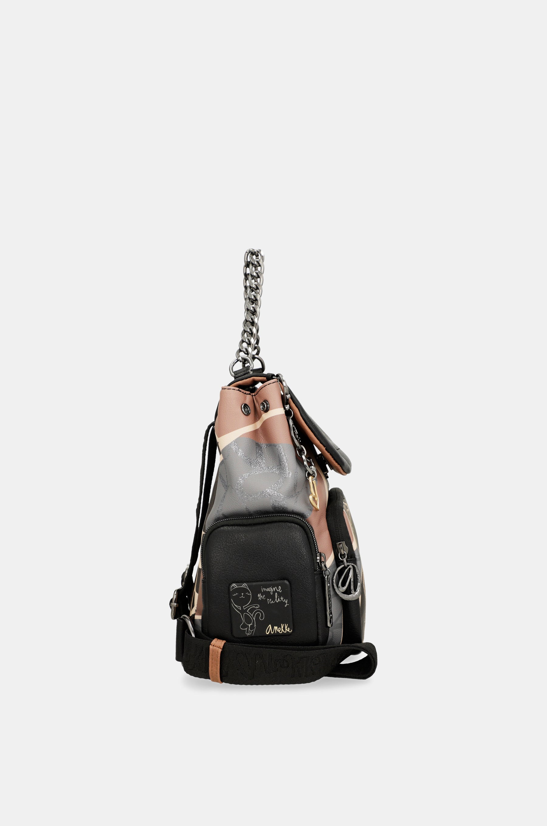Heartbeat flap backpack