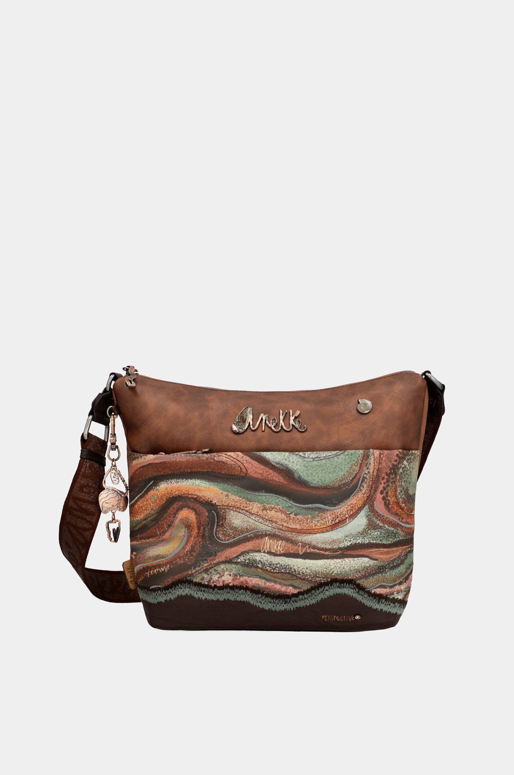 Outer large crossbody bag with pockets