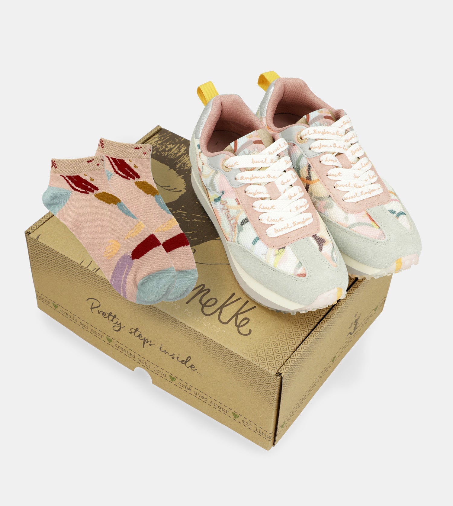 Pink Smart Sneakers