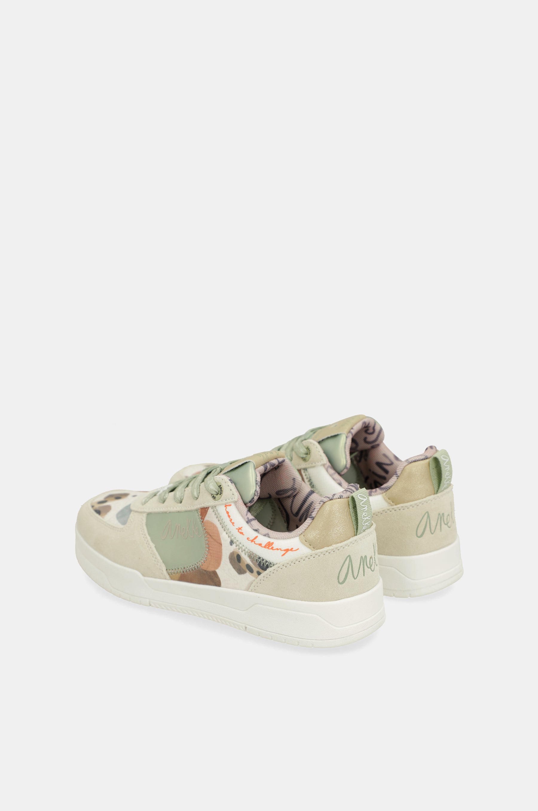 Retro green sneakers