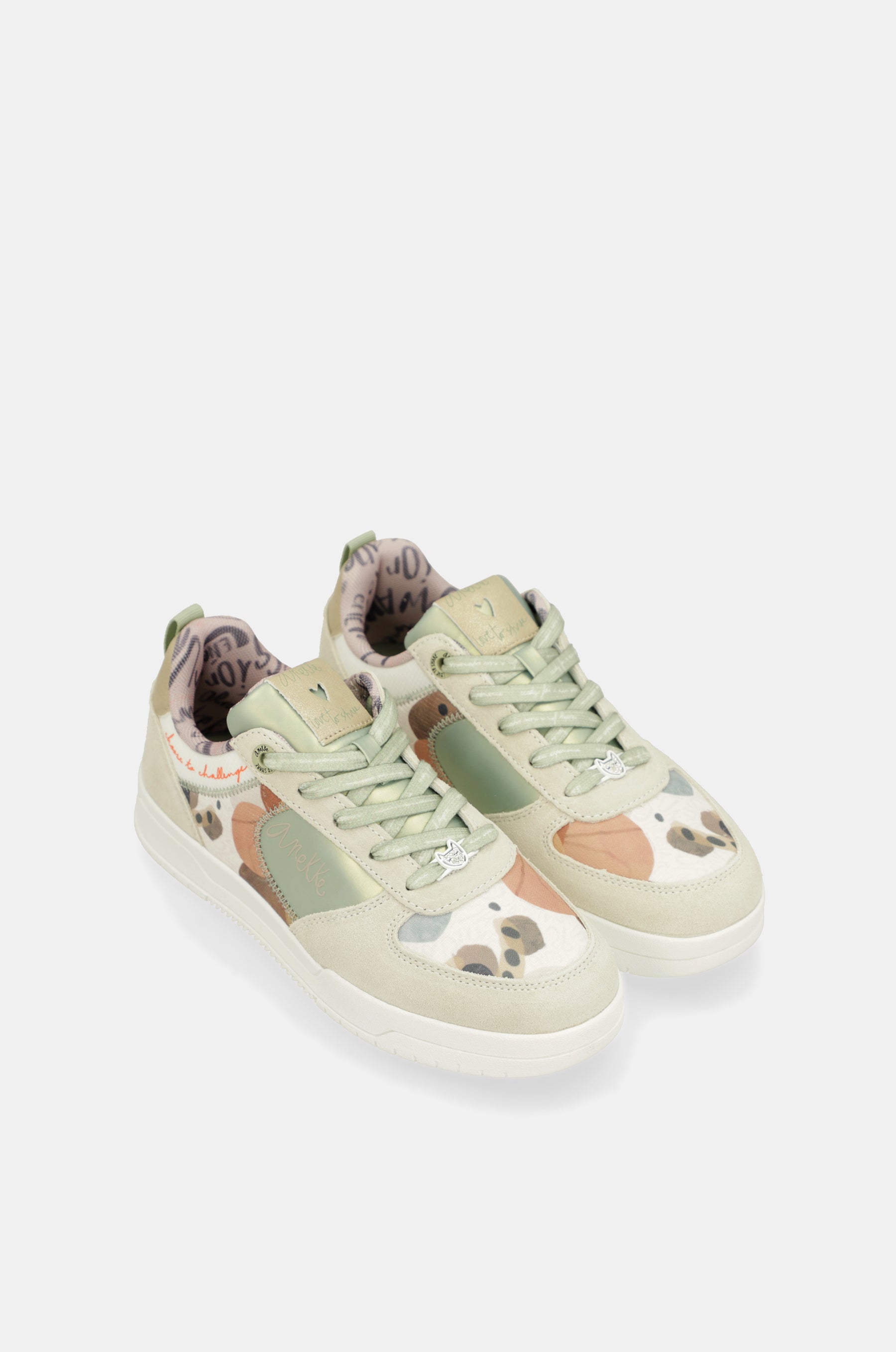 Retro green sneakers