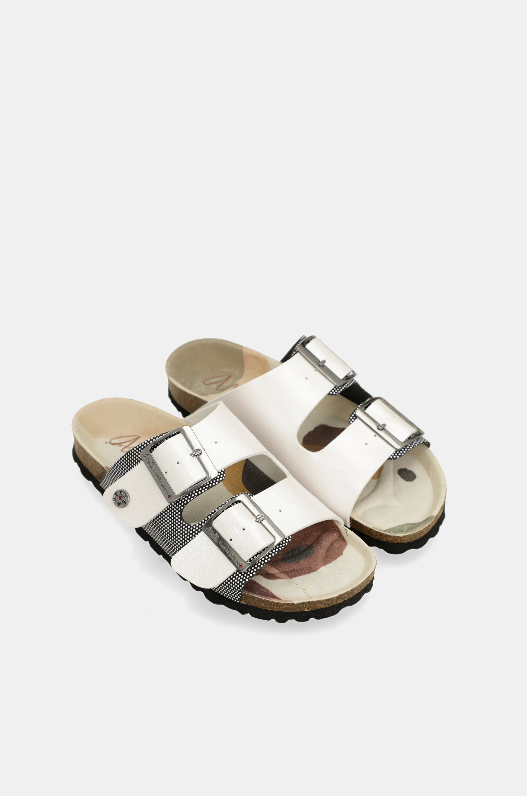 White bio sandals lunares