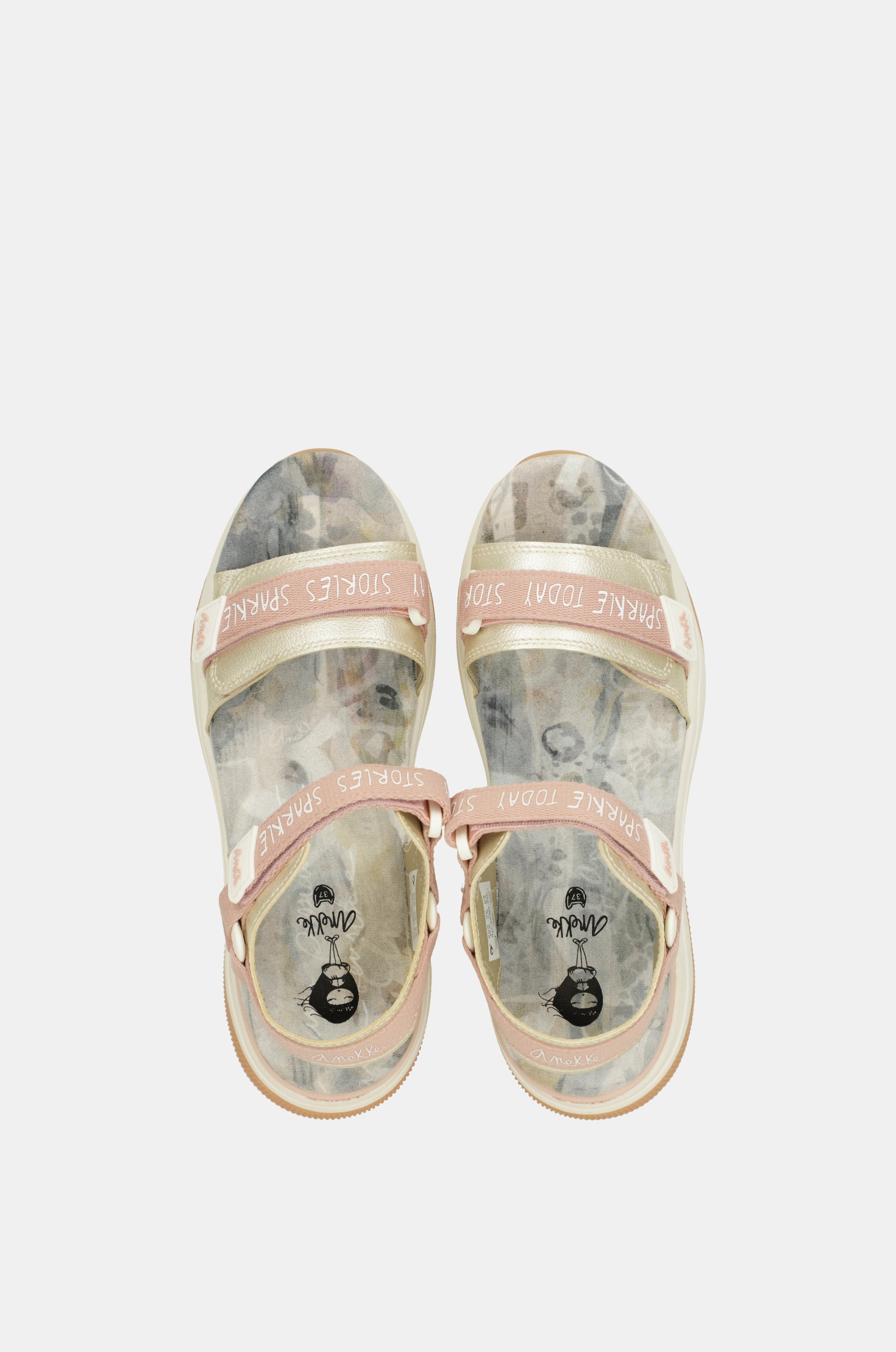 Pink sports sandals