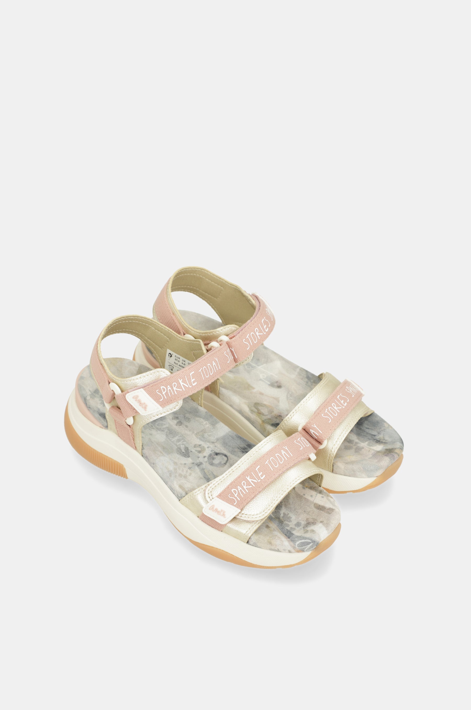 Pink sports sandals