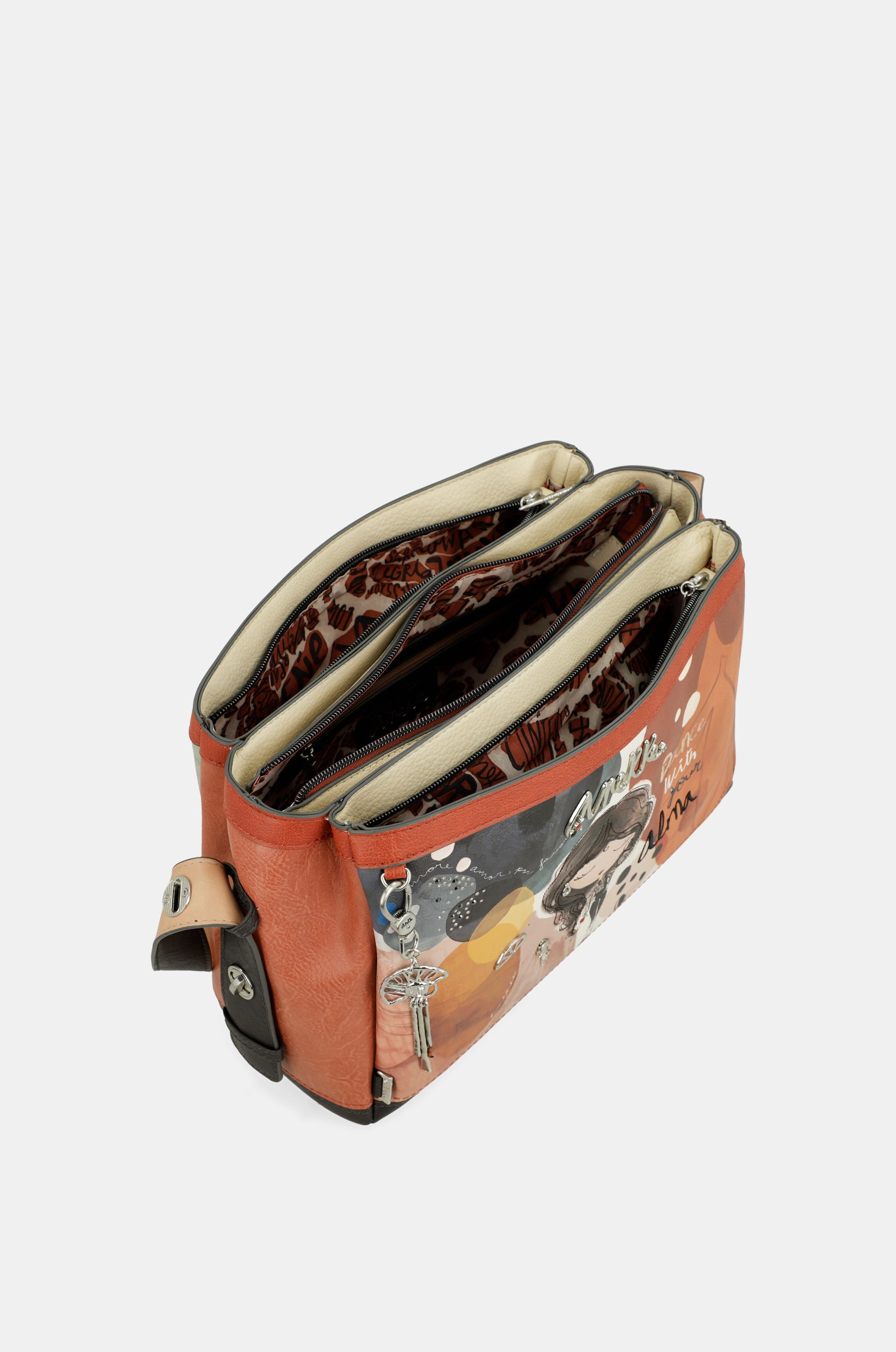 Triple compartment bag Alma