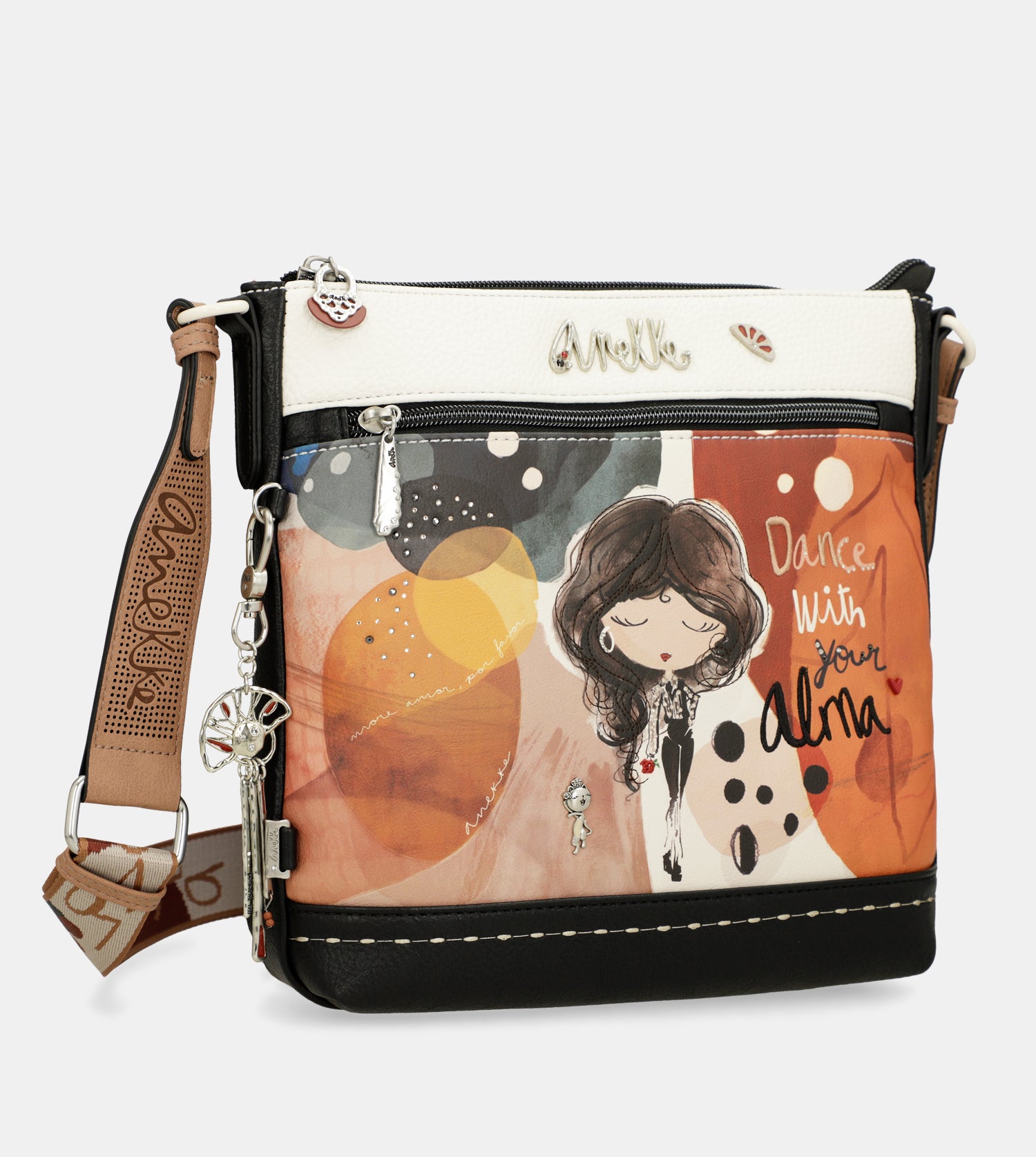 Handbag With Crossbody Strap 2 Positions Alma