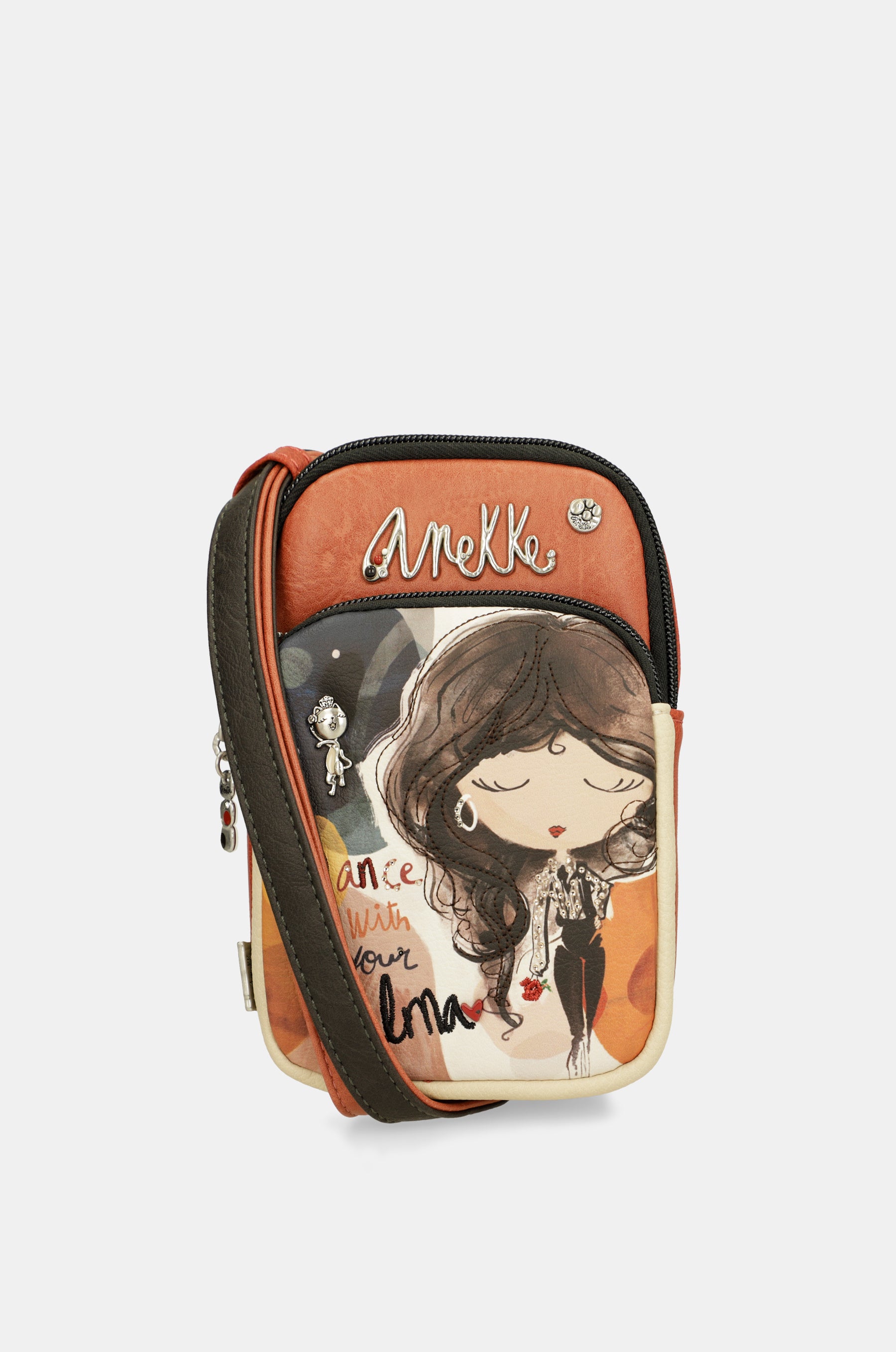 Mini crossbody bag with pocket Alma