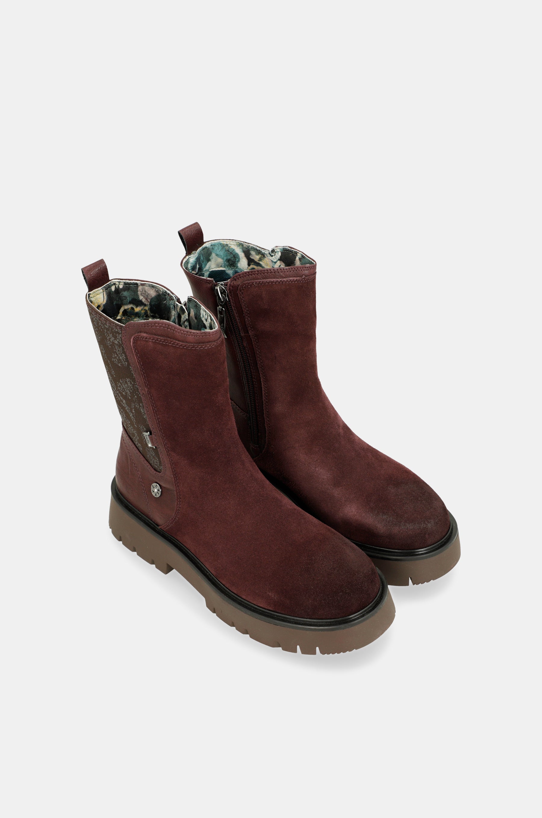 Evolution burgundy boots