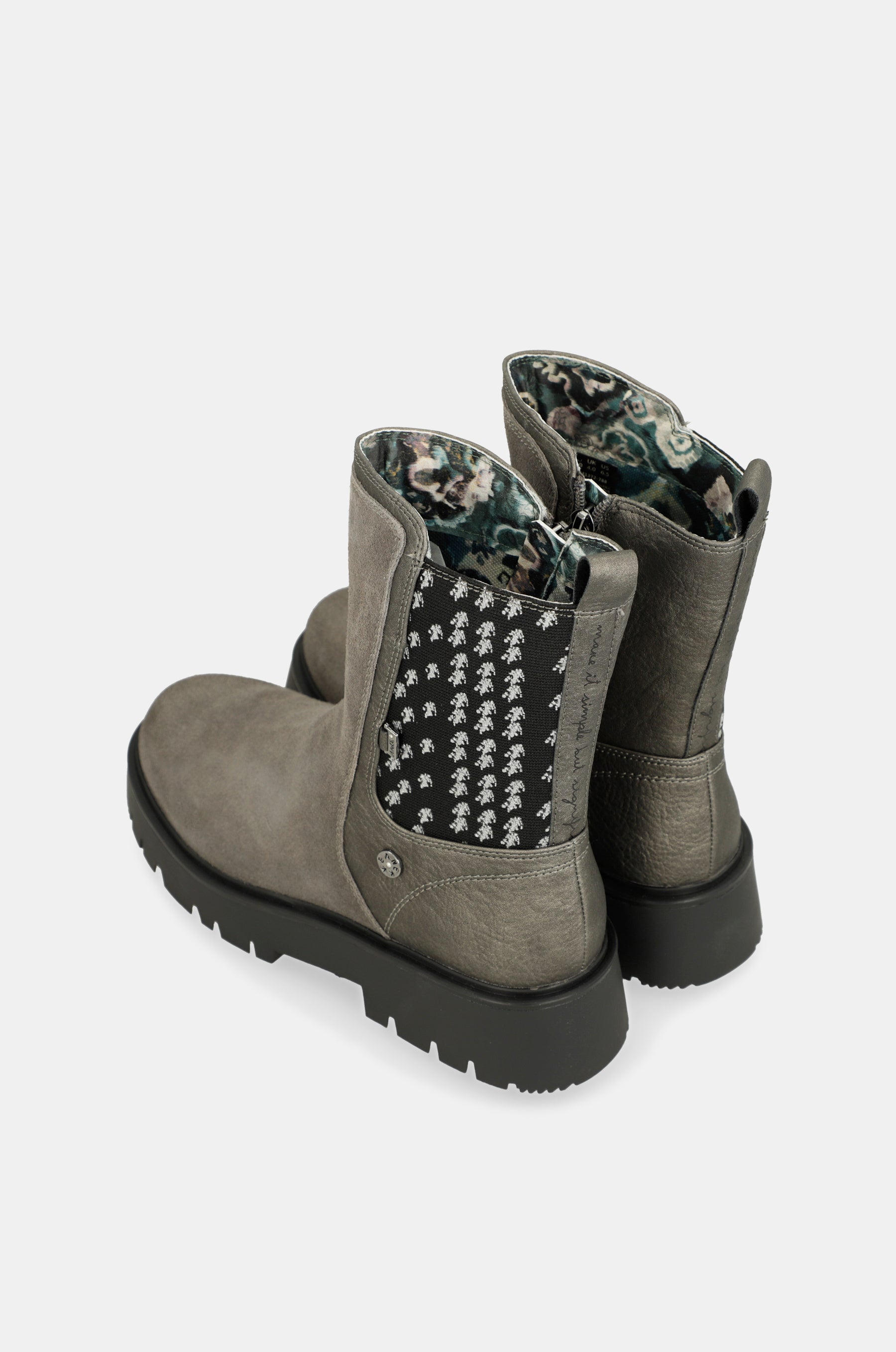 Nature Koko pewter boots