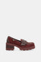 Burgundy loafers