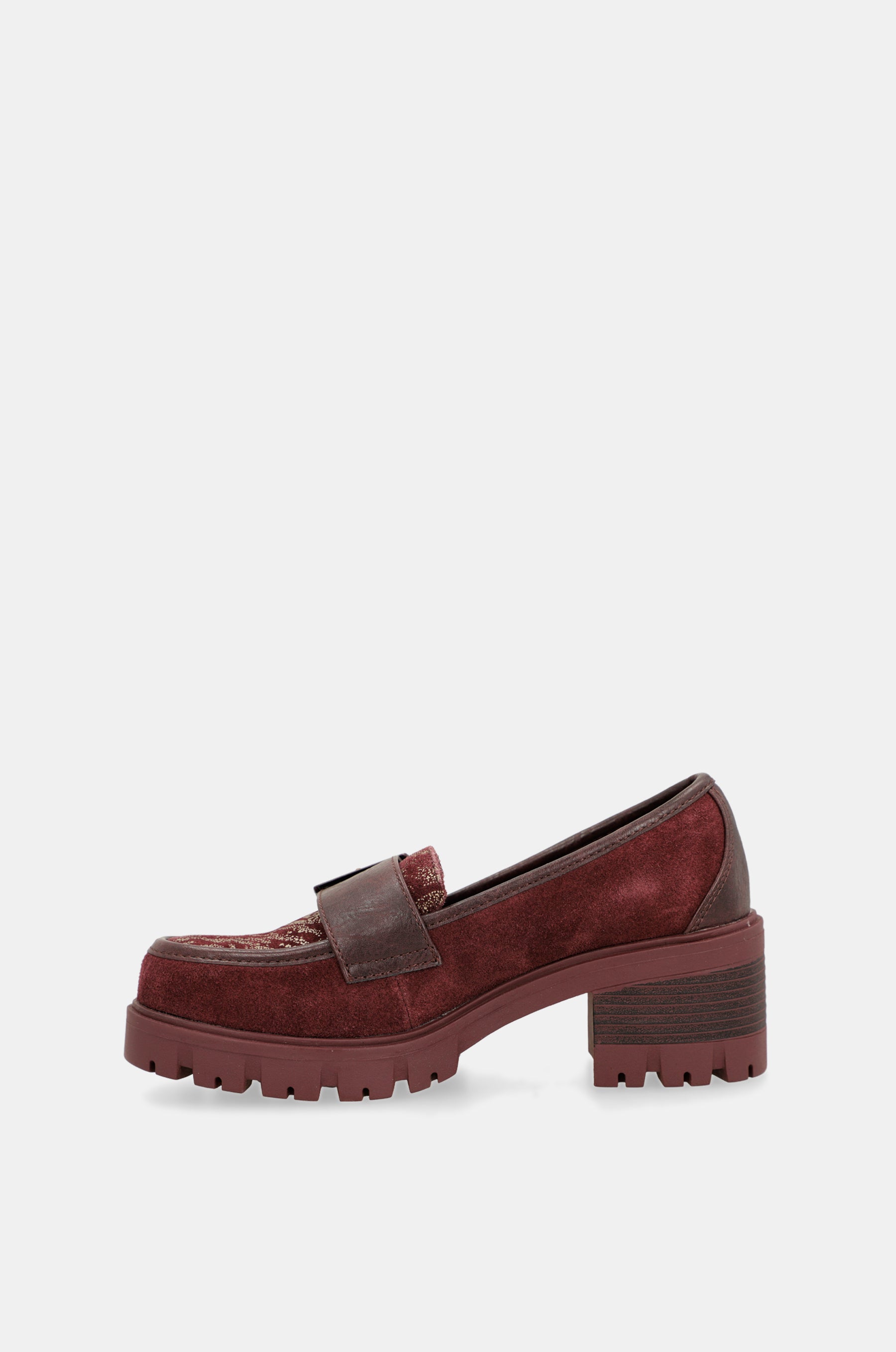 Burgundy loafers