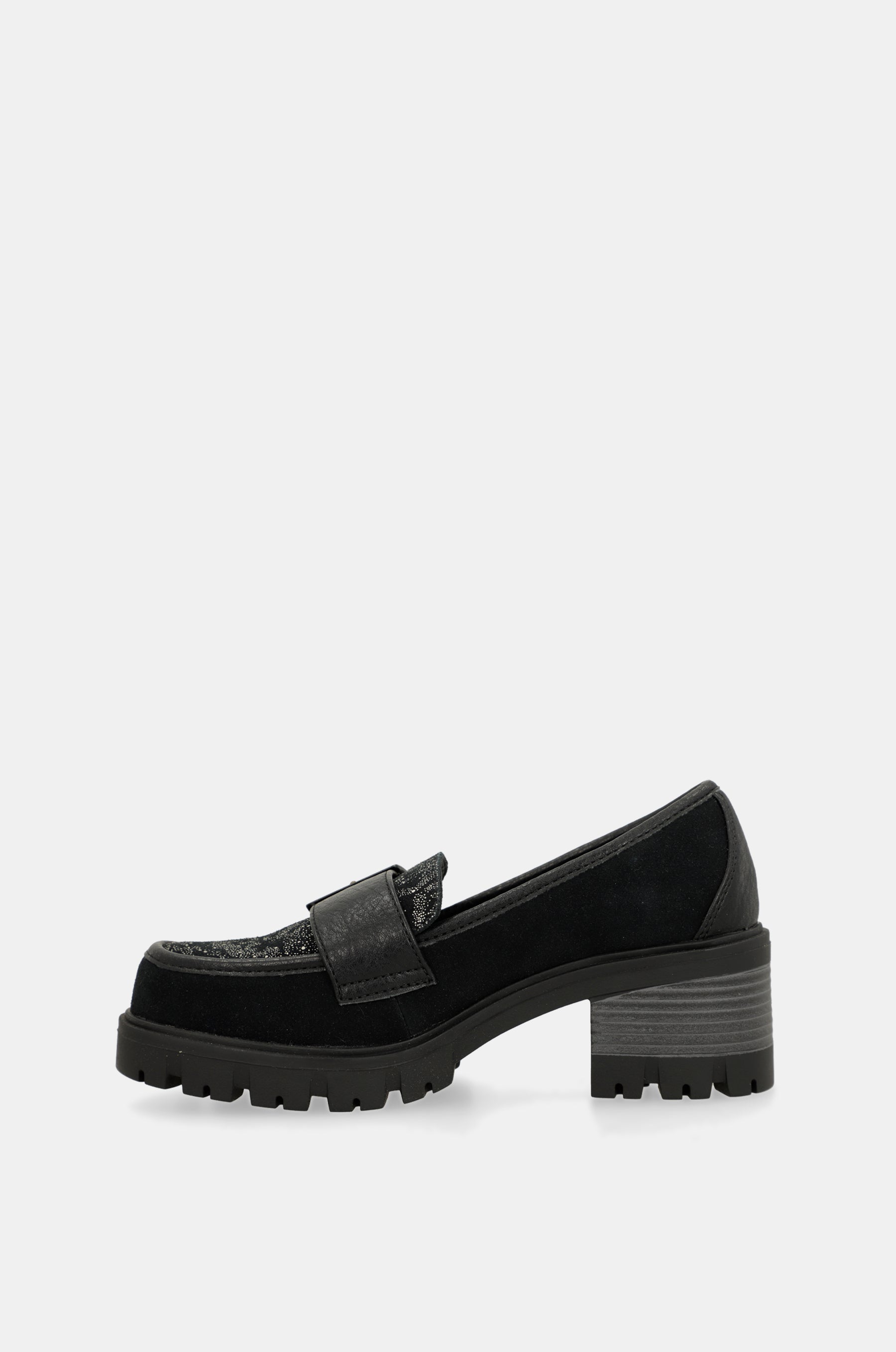 Black loafers