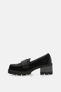 Black loafers