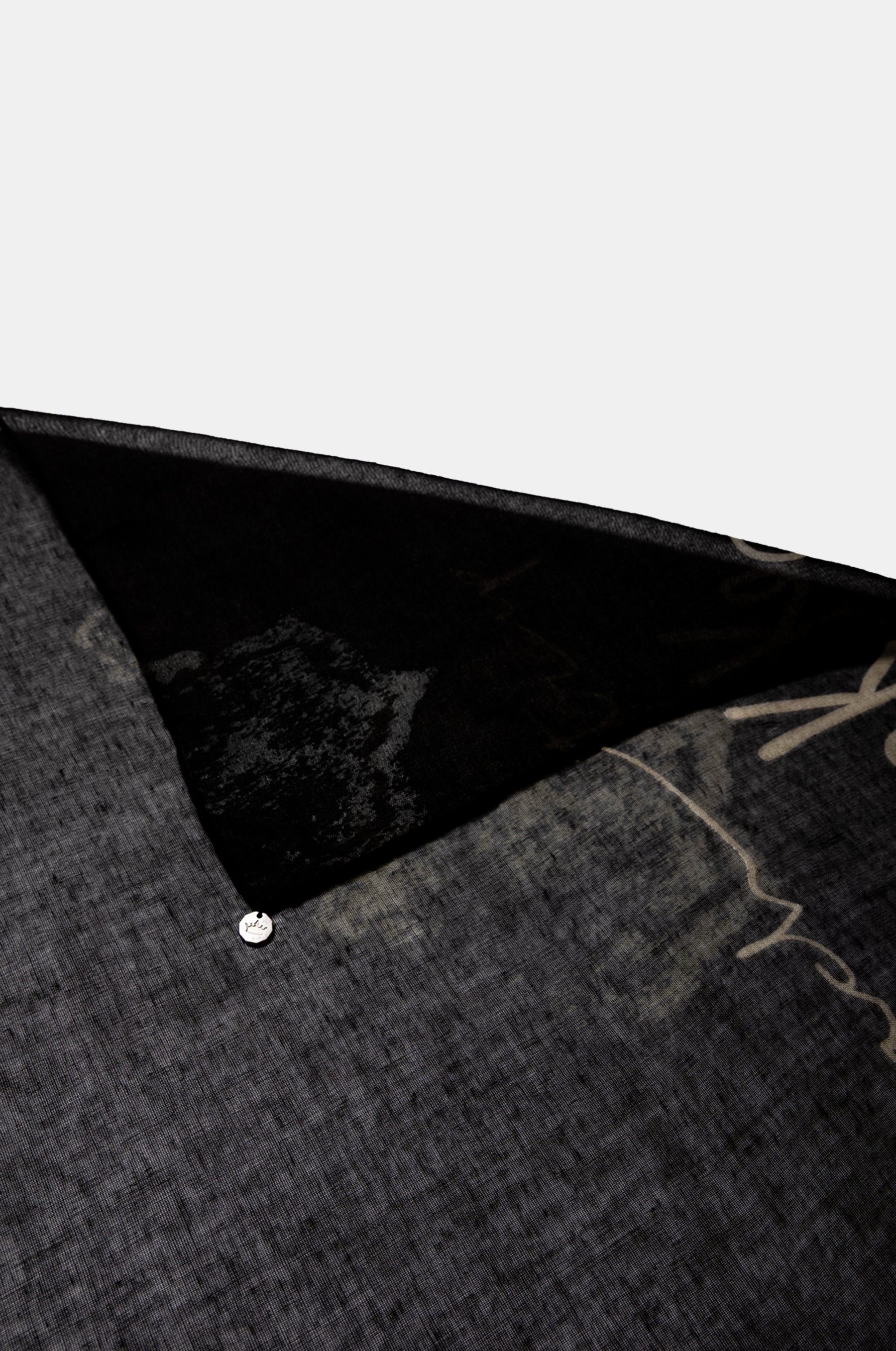 Manifesto printed scarf