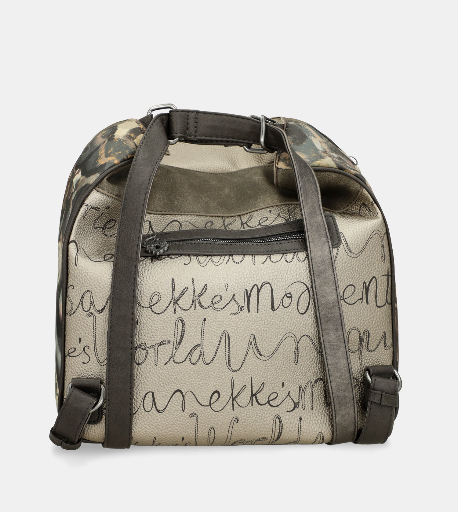 Real bag convertible into backpack