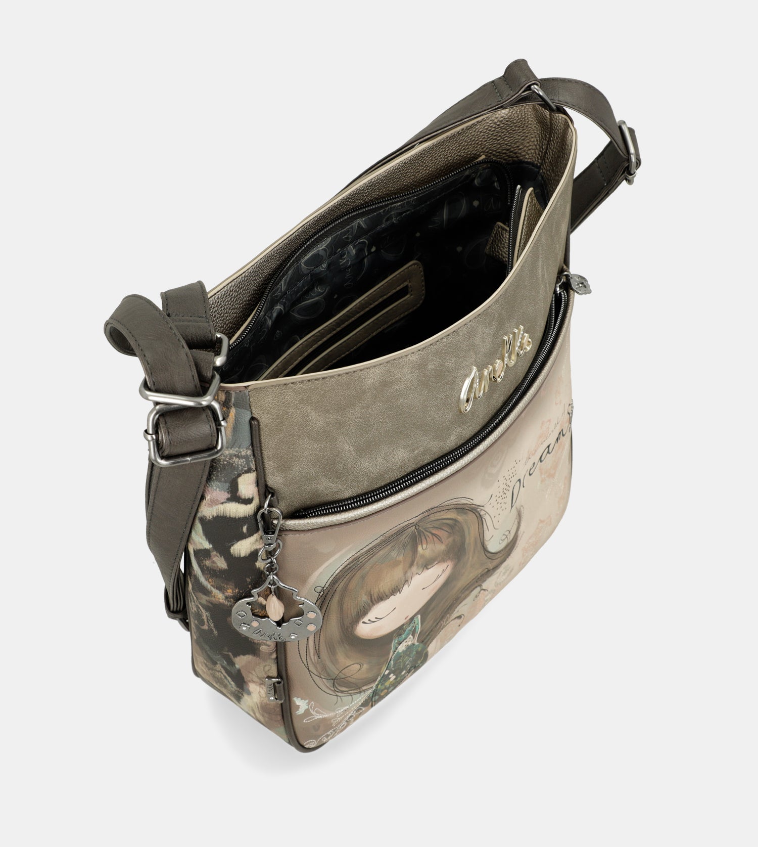Real bag convertible into backpack