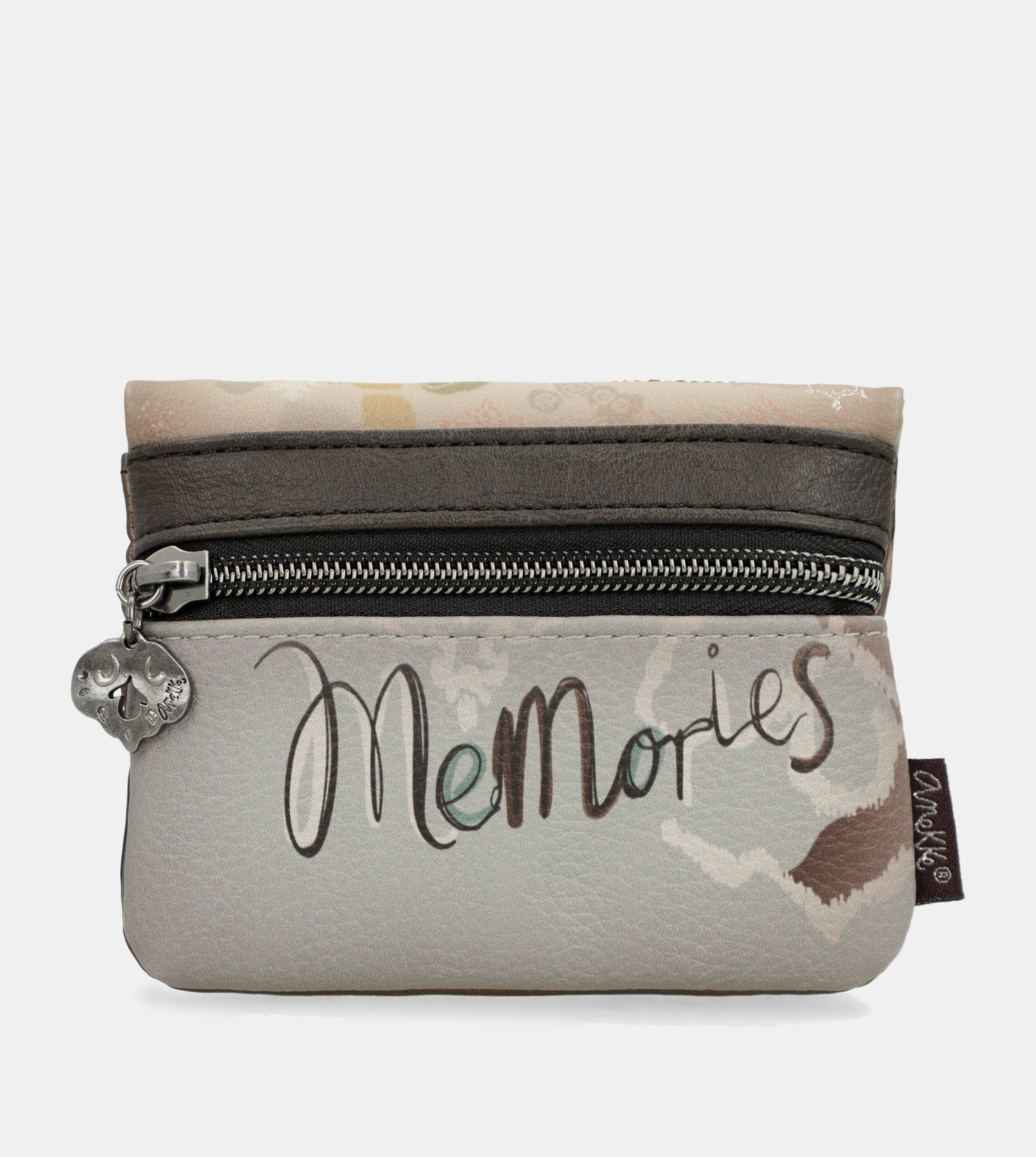 Real coin purse with flap