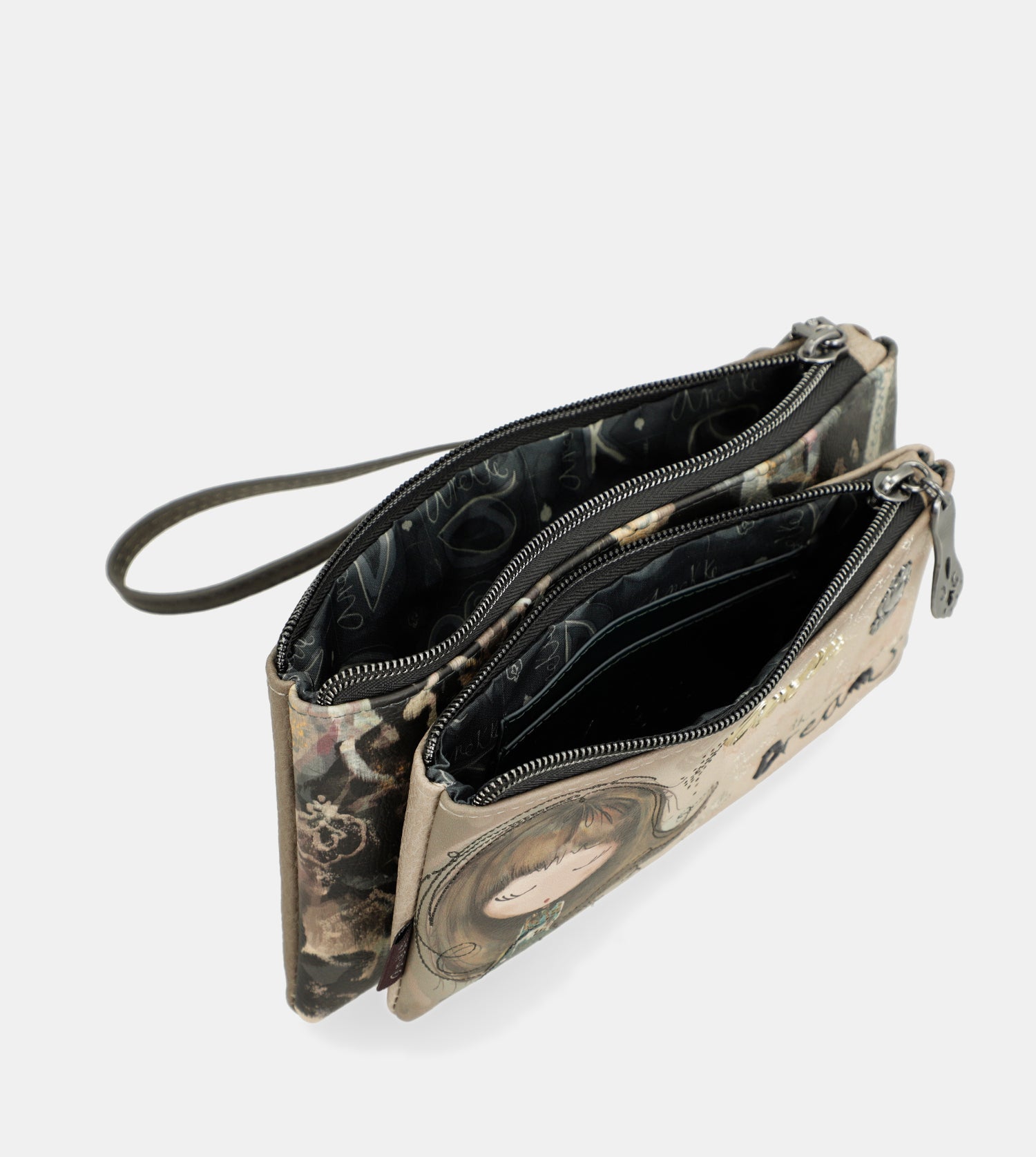 Real wallet and handbag