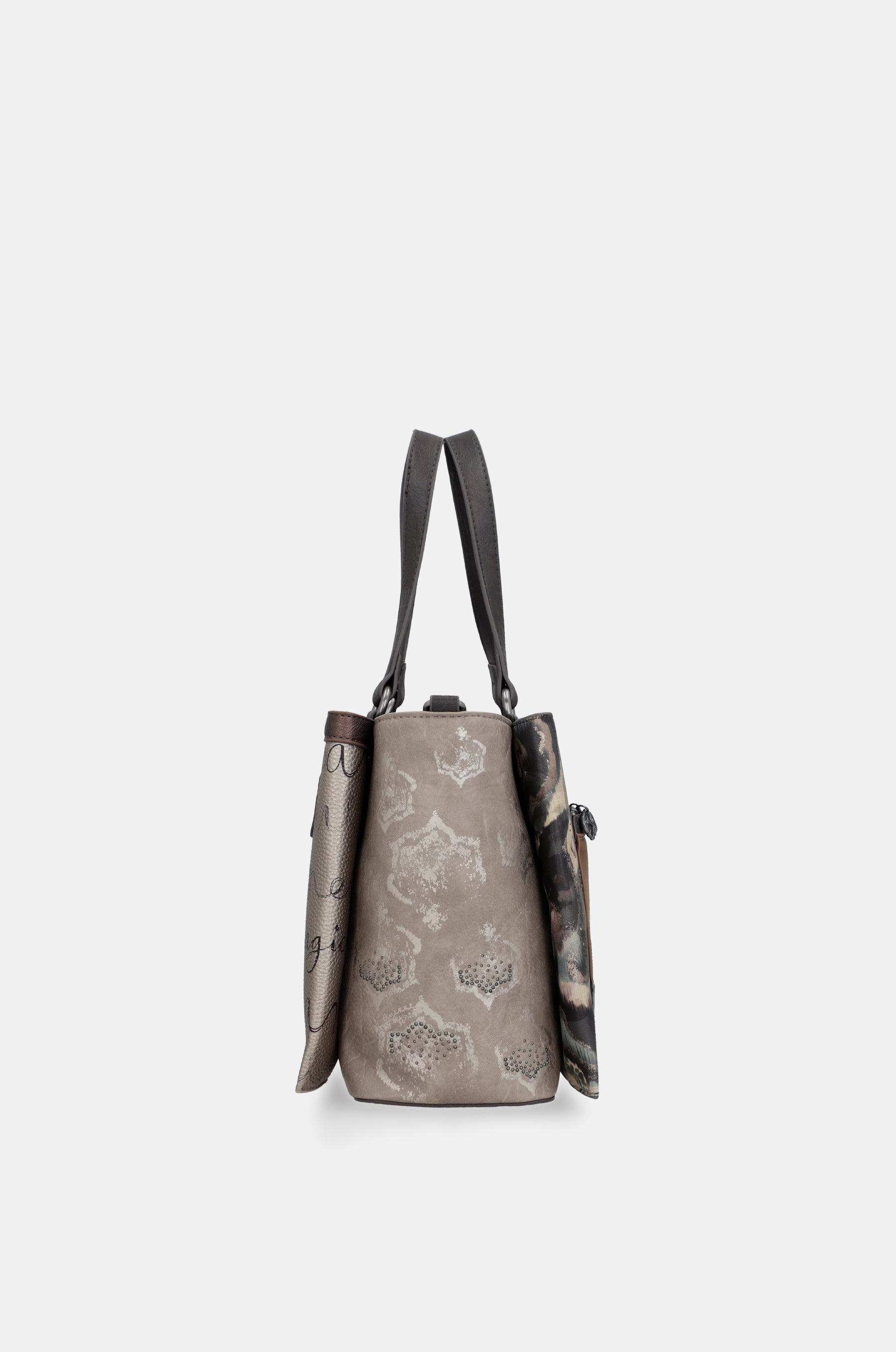 Manifesto handbag with shoulder strap