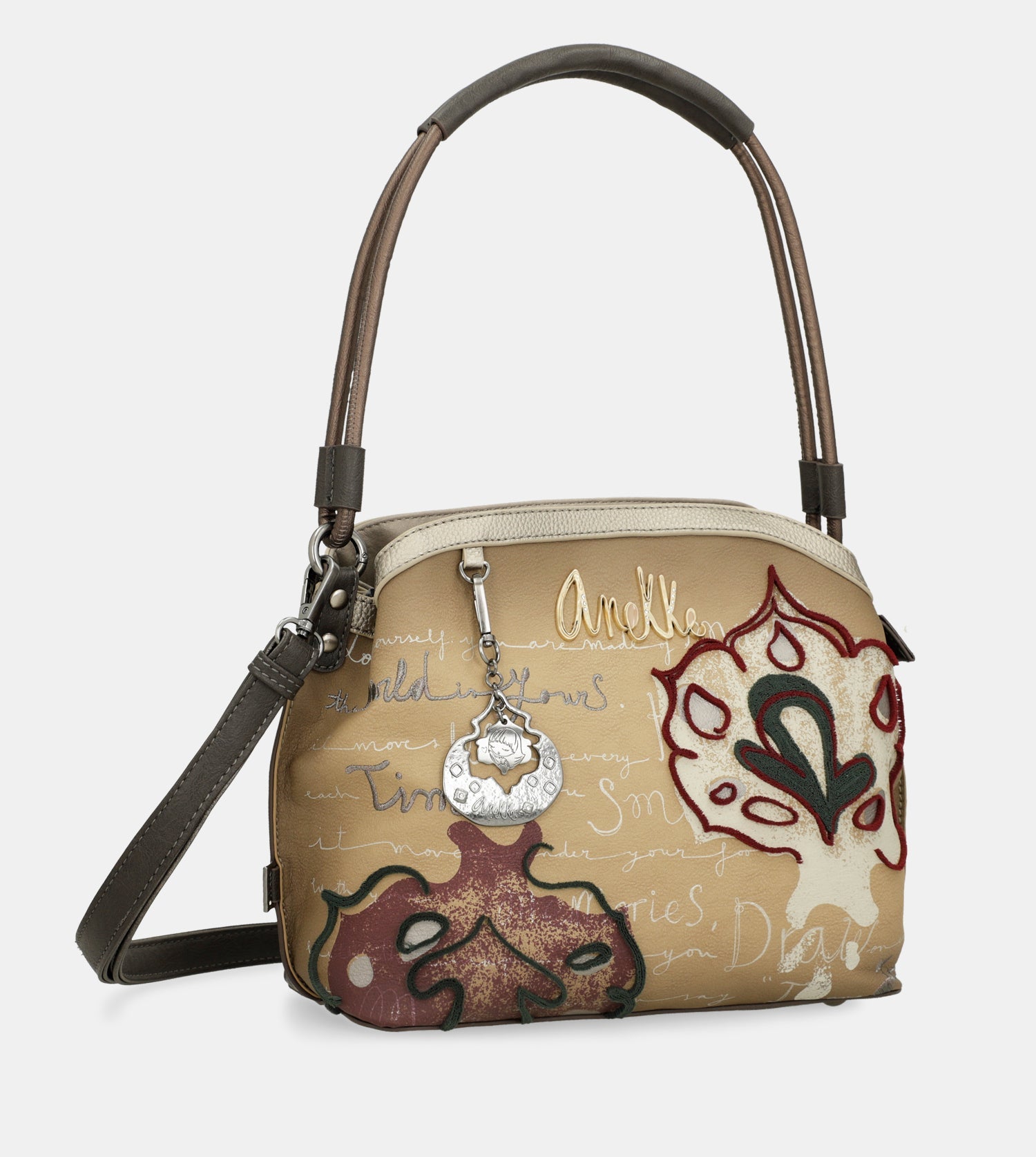 Manifesto triple-compartment crossbody bag