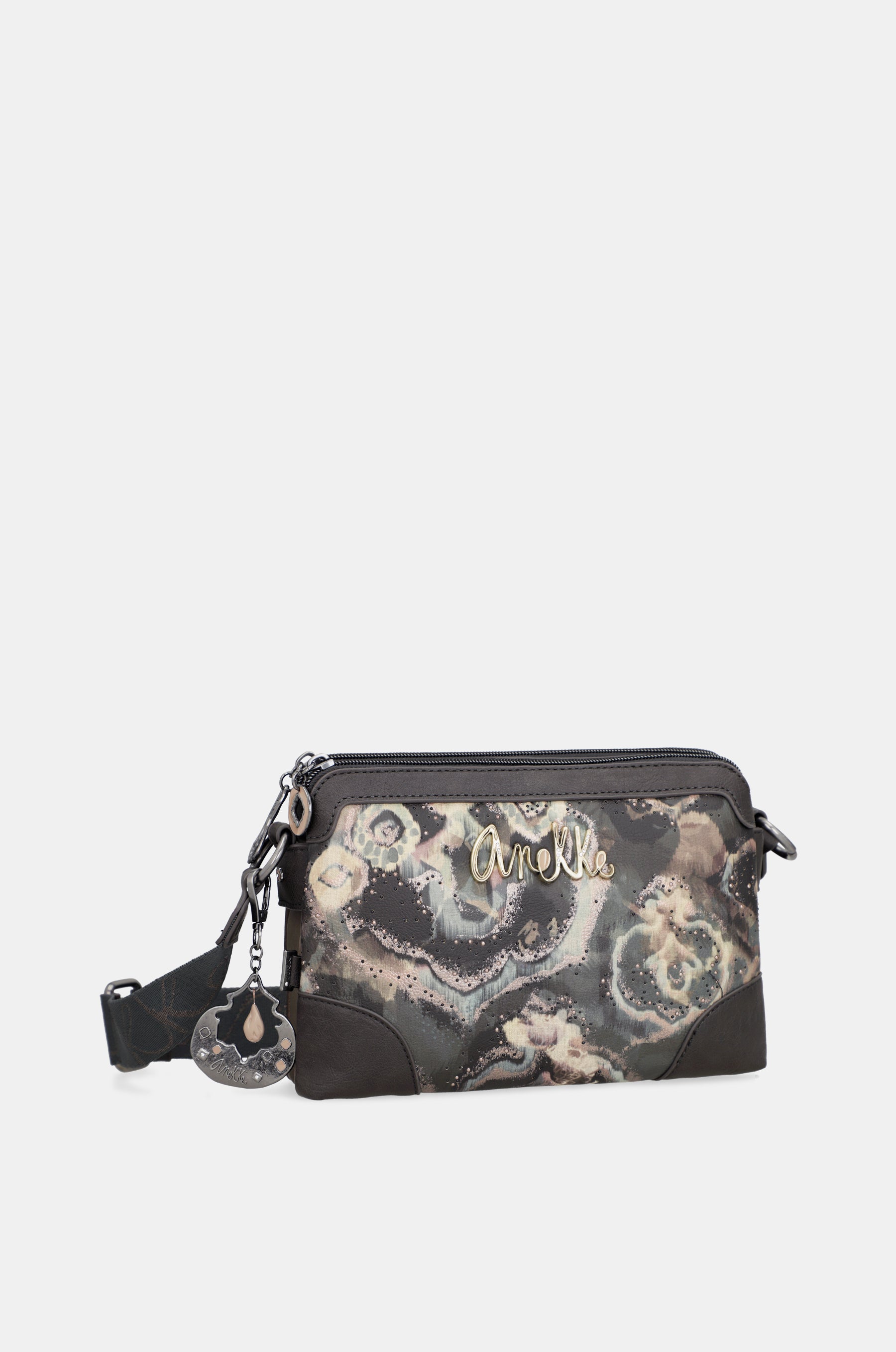 Manifesto double-compartment crossbody bag