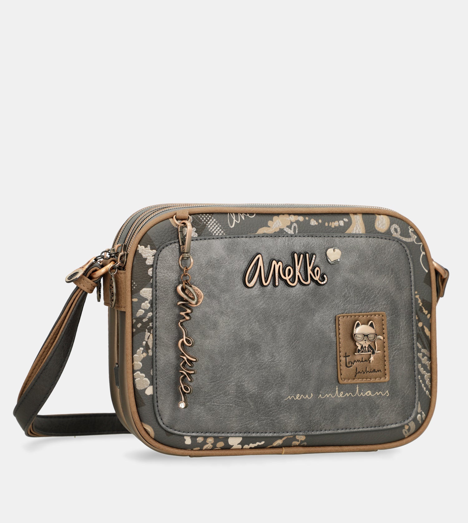 Intentions 3-compartment crossbody bag