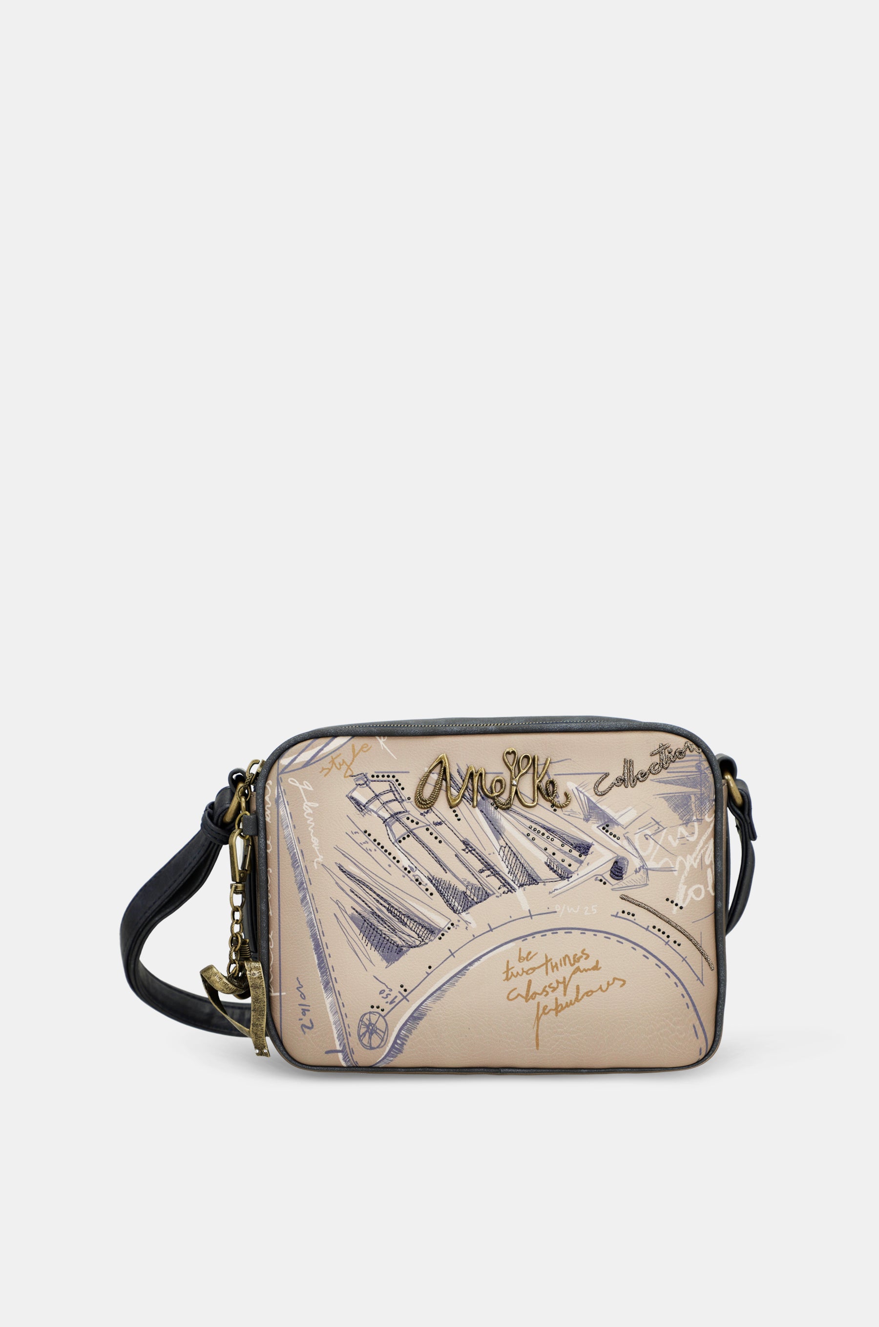 Studio 2-compartment crossbody bag