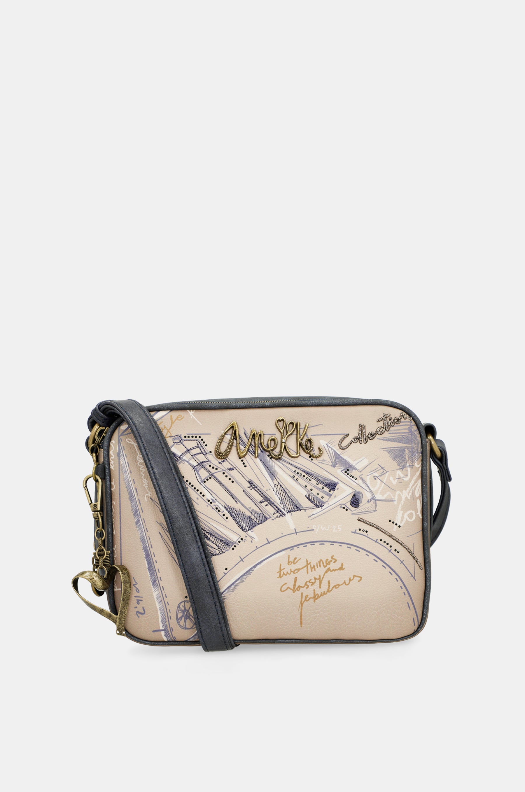 Studio 2-compartment crossbody bag