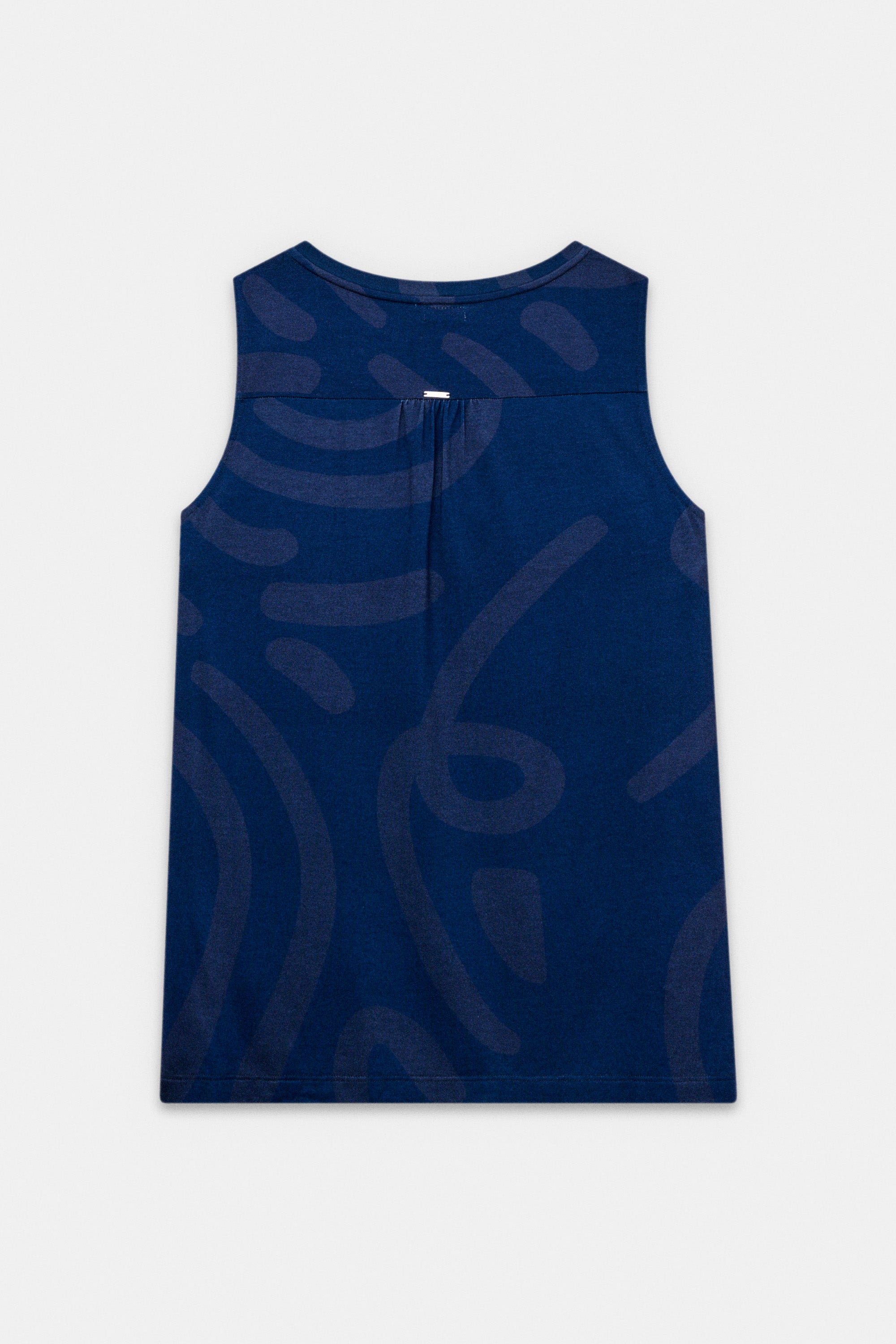 Blue sequin T-shirt