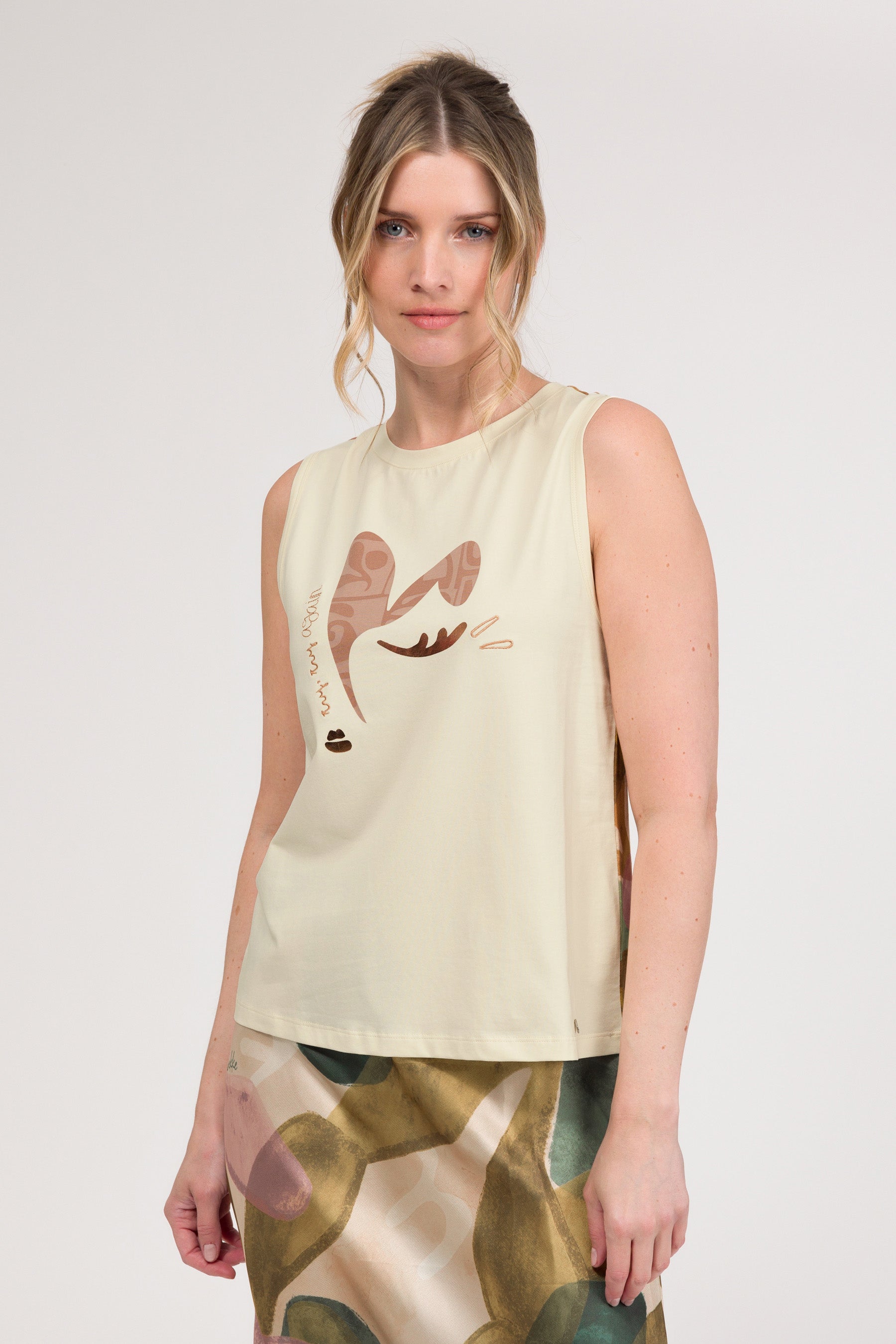 Sleeveless top Bloom