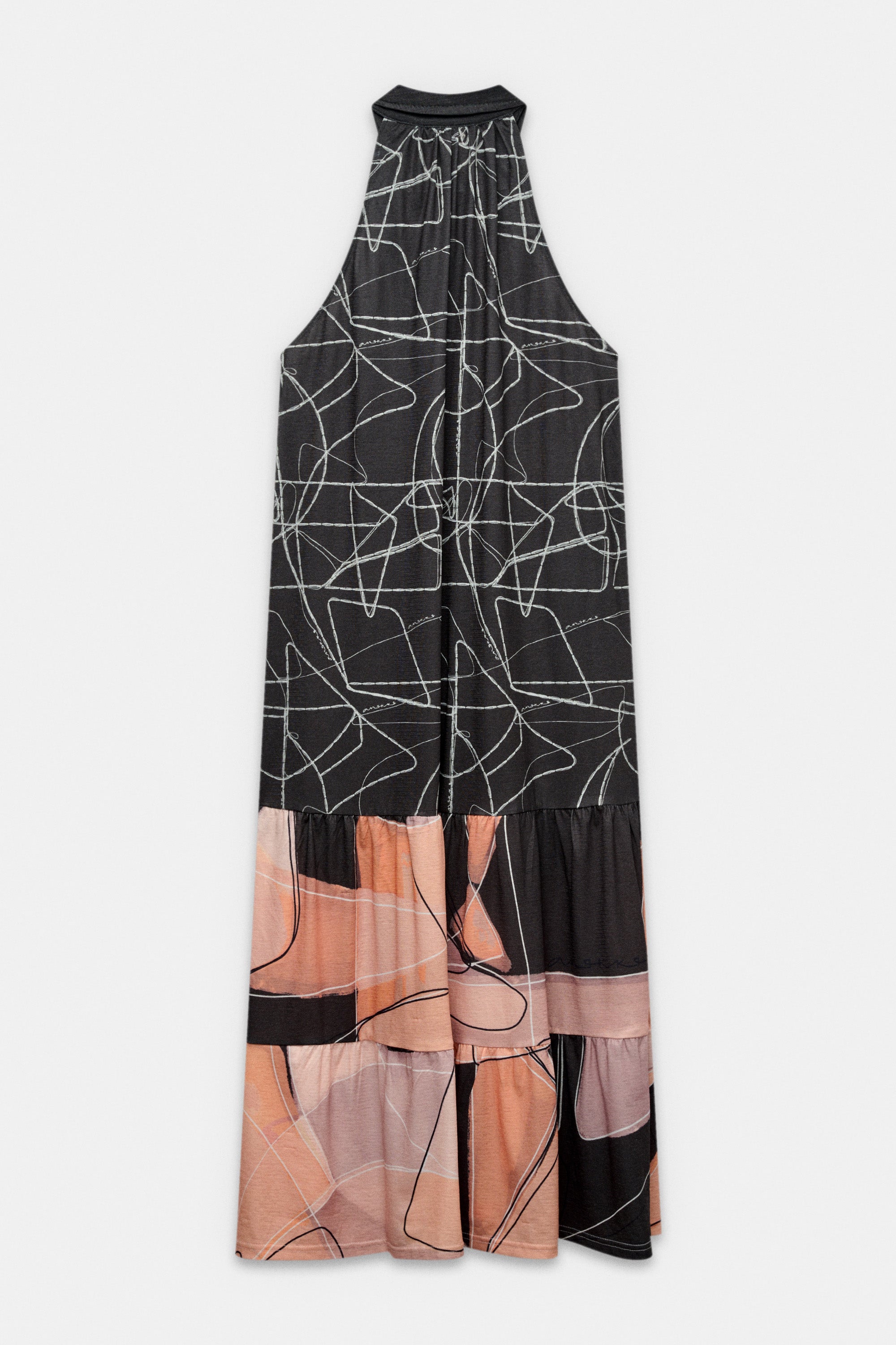 Printed sleeveless dress