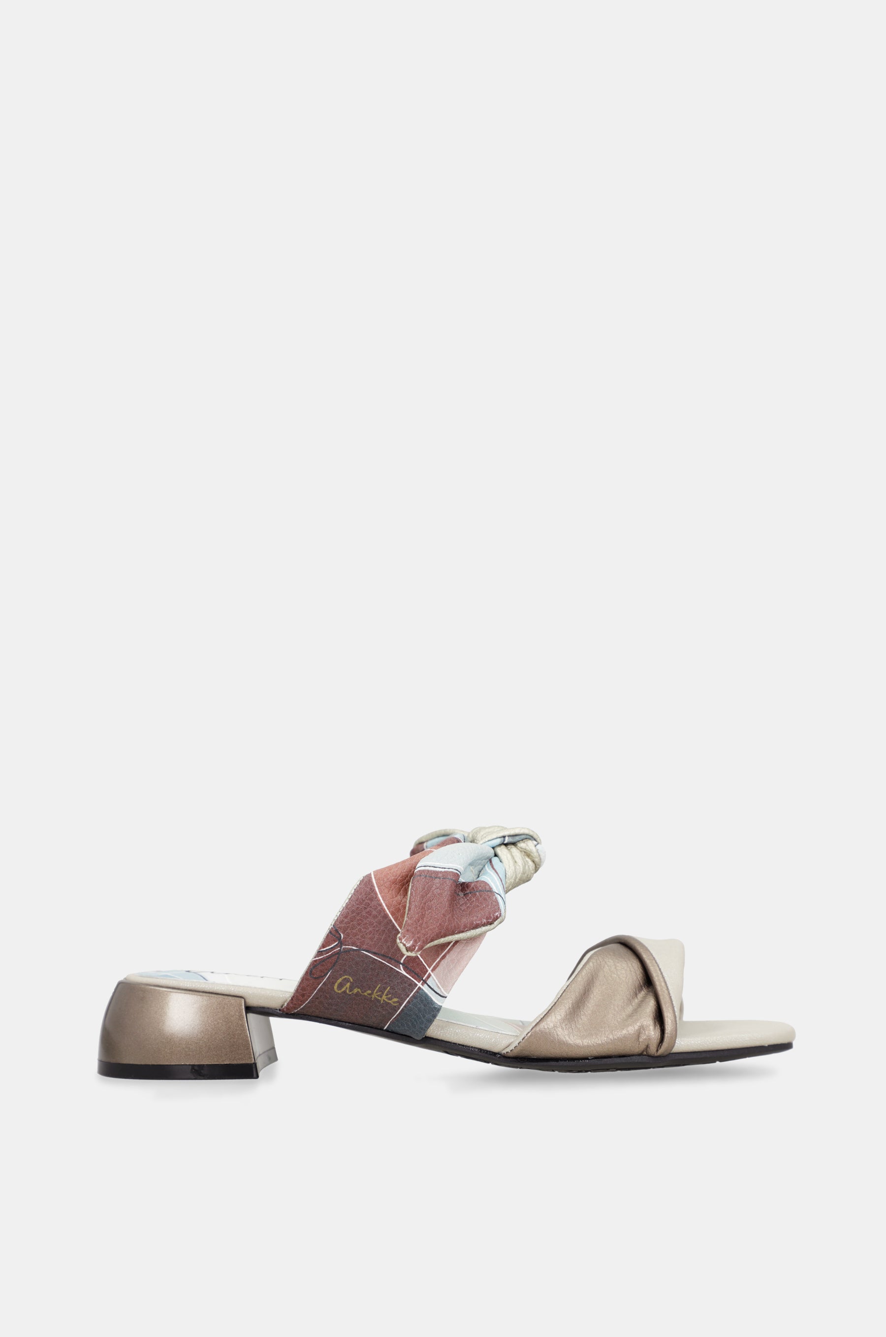 Auralis heeled sandals with knot