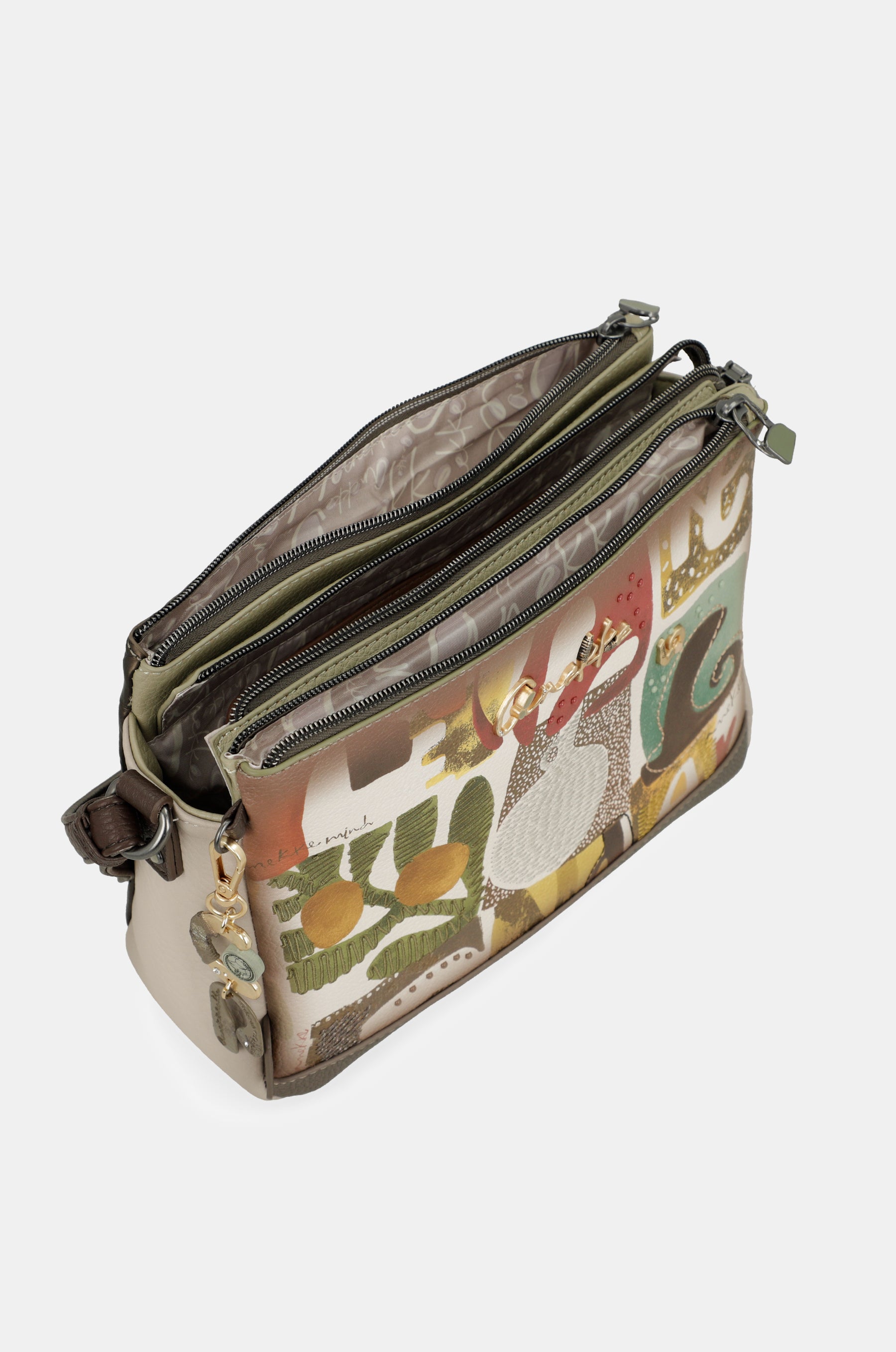 Printed crossbody bag Amphora
