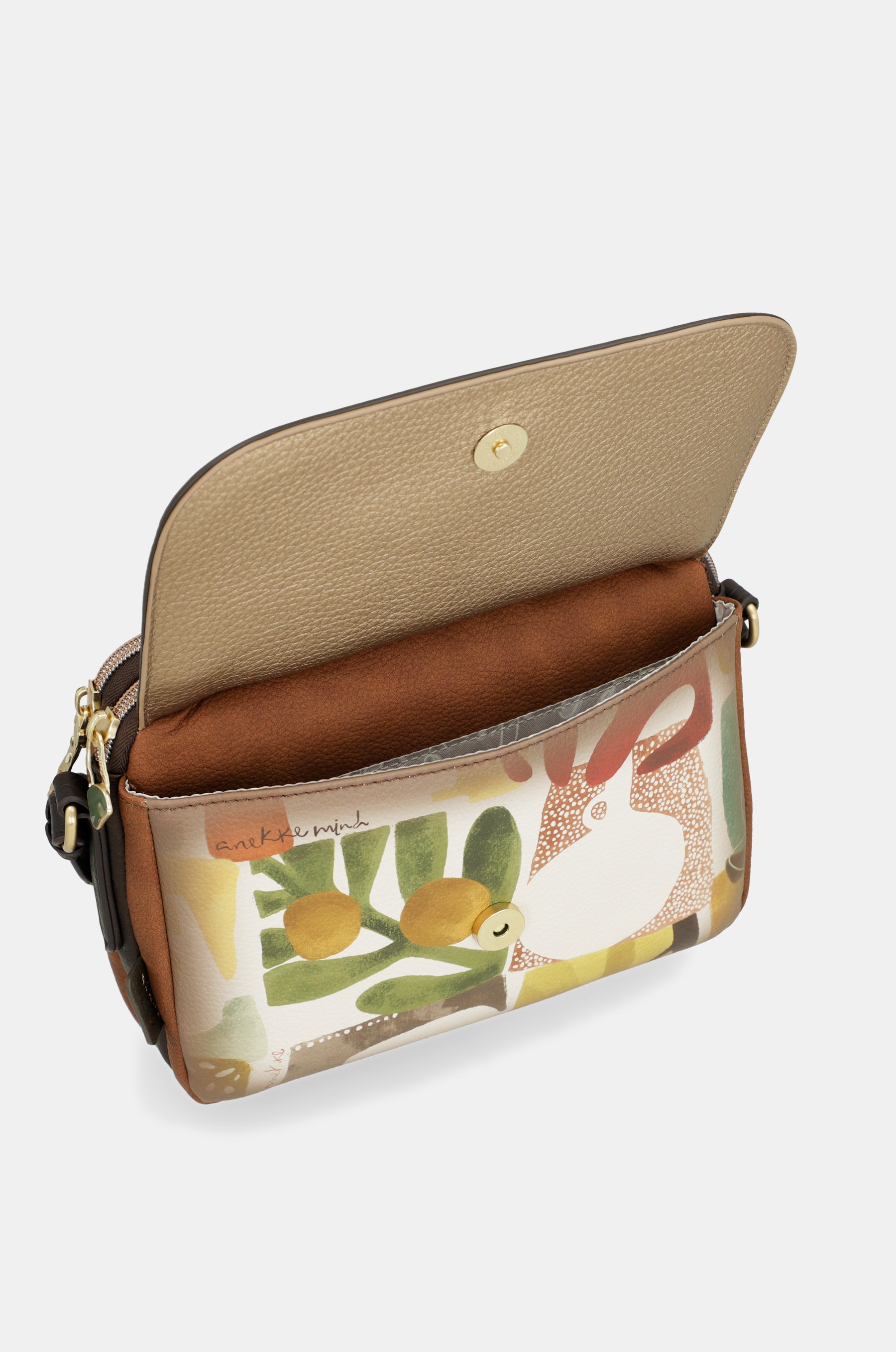 Crossbody bag Amphora with flap