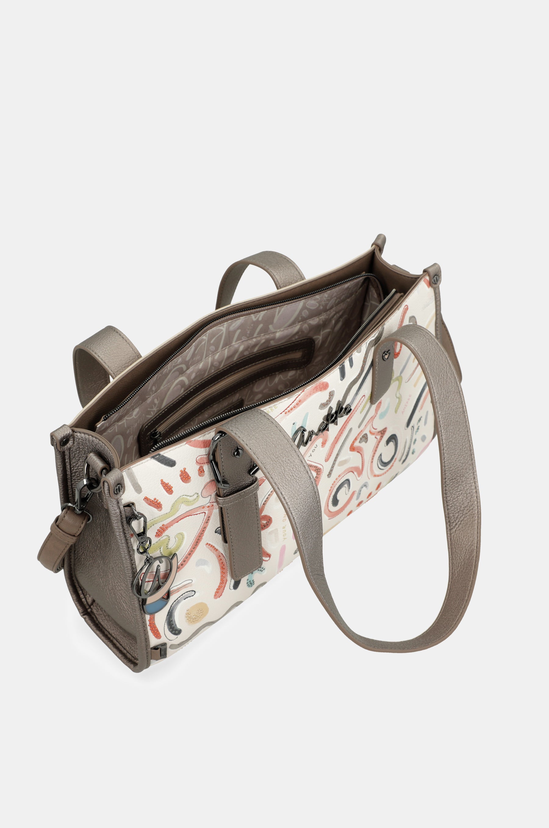 Double-handle bag and crossbody bag Olympia