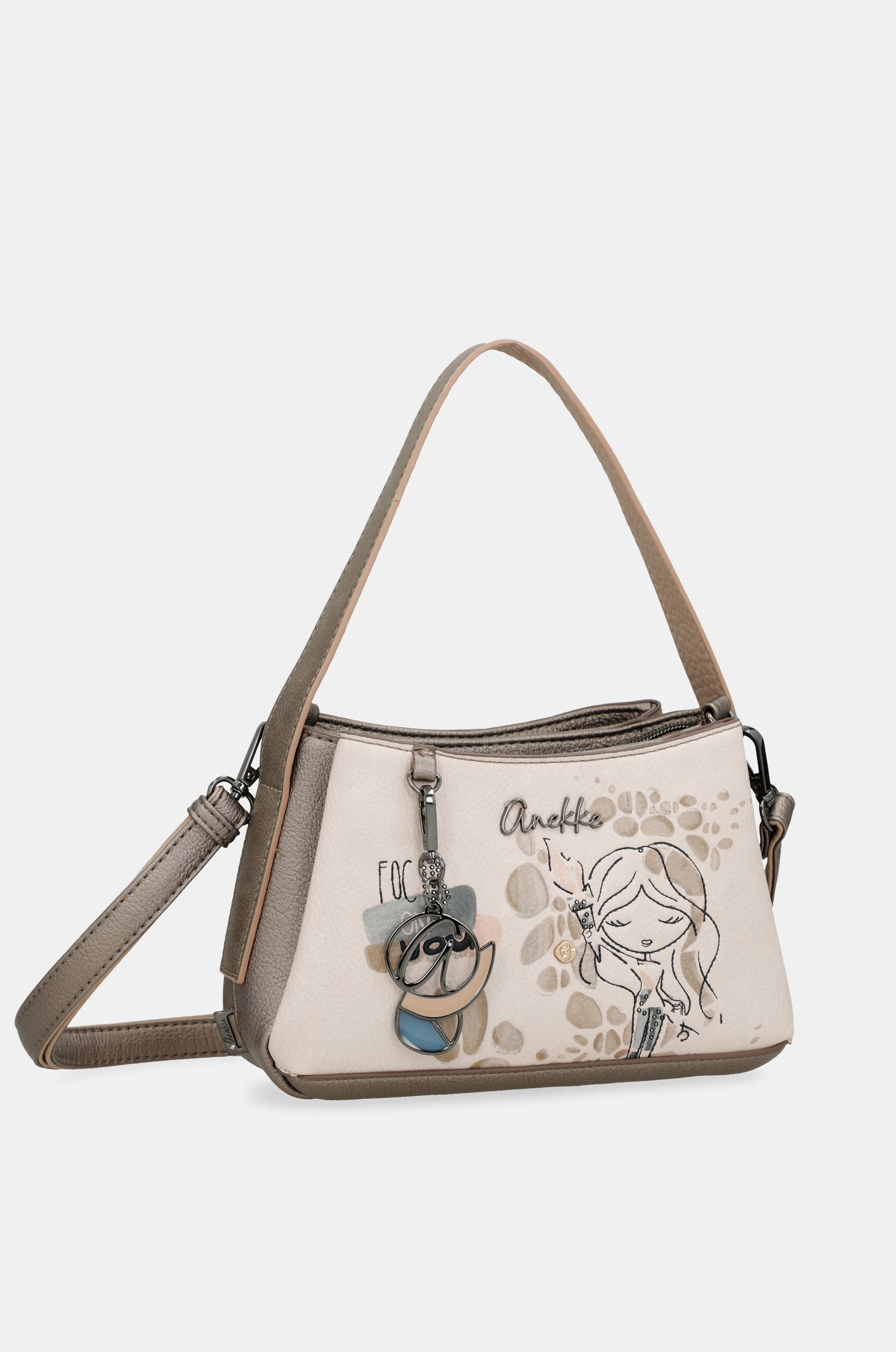 Short-handle bag and crossbody bag Olympia